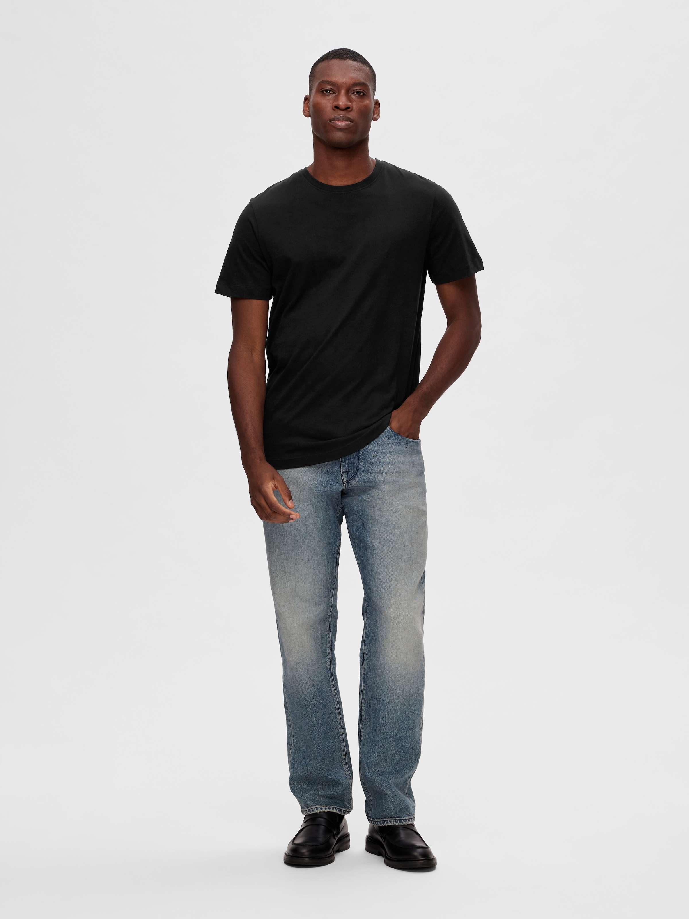 SELECTED HOMME Rundhalsshirt »SLHCORMAC SS O-NECK TEE 5 PACK NOOS«, (Packung, 5 tlg.)