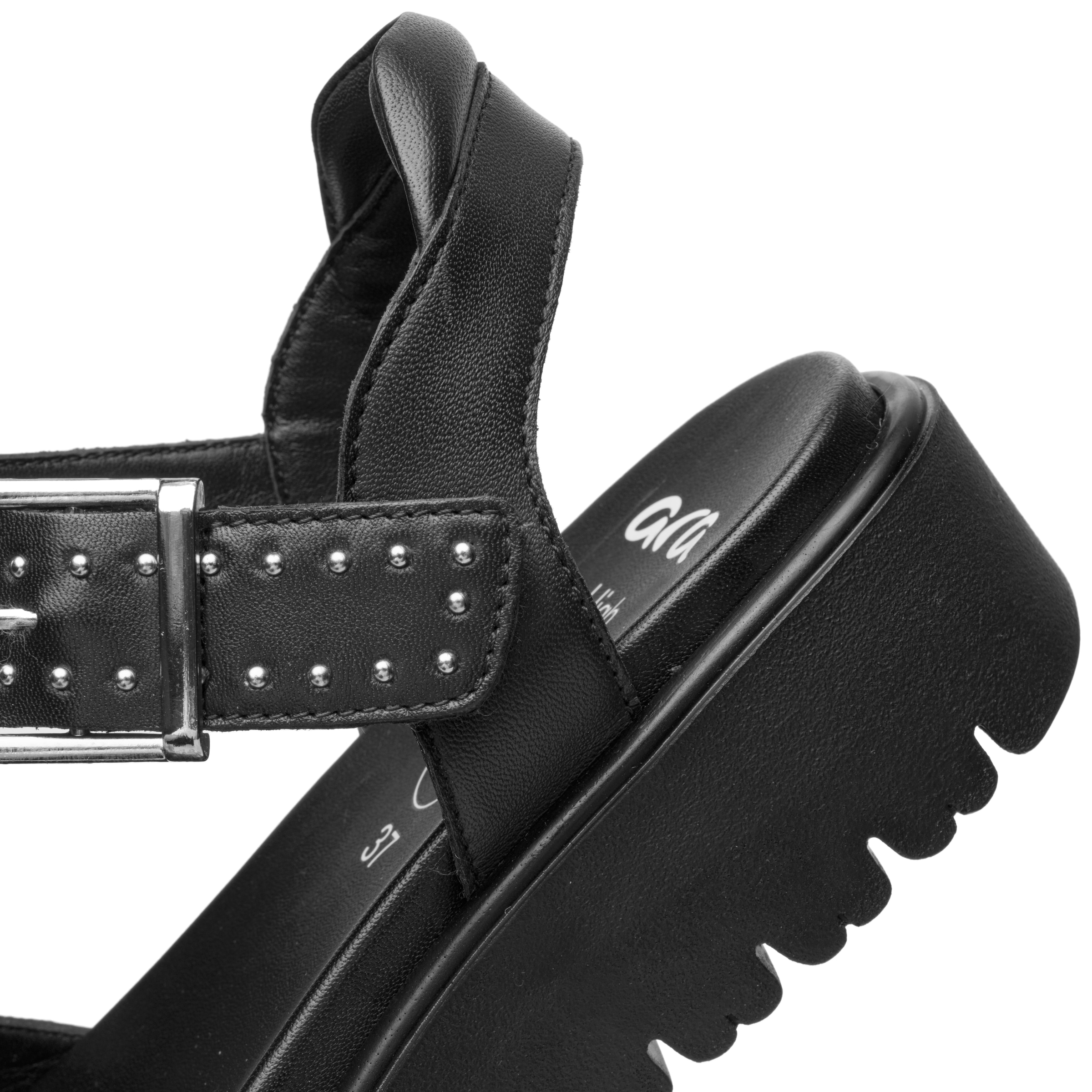 Ara Sandales compensées »BILBAO«  talon compensé, plateforme, sandale à brides avec clous, largeur G (= large)