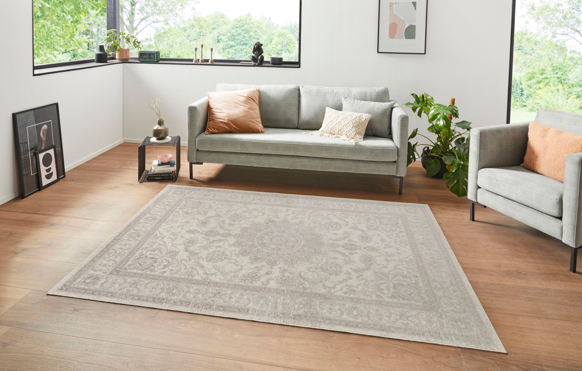 Image of HANSE Home Teppich "Briar" rechteckig 6 mm Höhe Samt, Orient-Optik, Seiden-Optik, robust, pflegeleicht, gekettelt