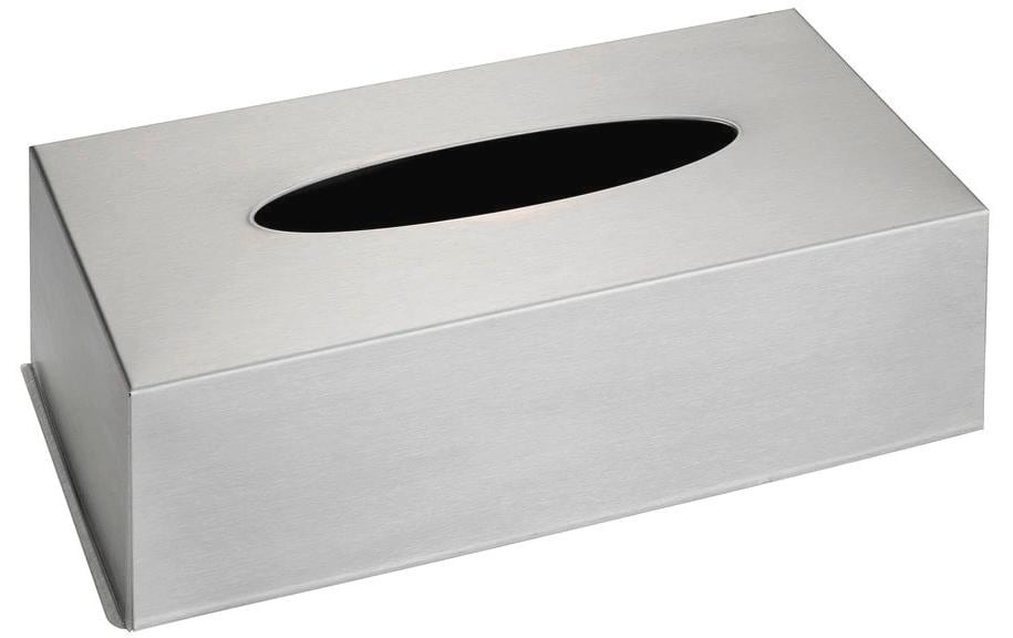 Image of WENKO Papiertuchbox für Kosmetiktücher, Edelstahl
