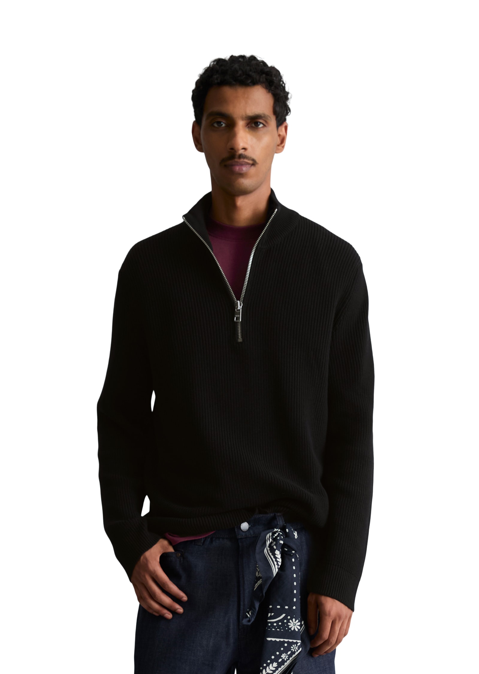 Image of Marc OPolo DENIM Troyer relaxed fit aus reiner Bio-Baumwolle