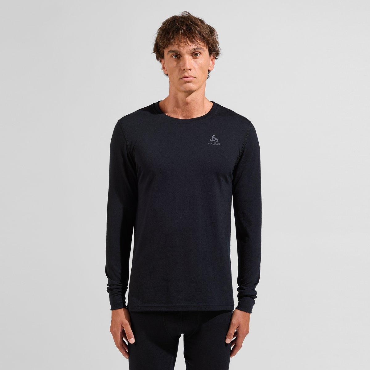 Image of Odlo Funktionsshirt "BL TOP crew neck l/s-MERINO 200" atmungsaktives Funktionsshirt, aus Wolle, schnell trocknendes Material