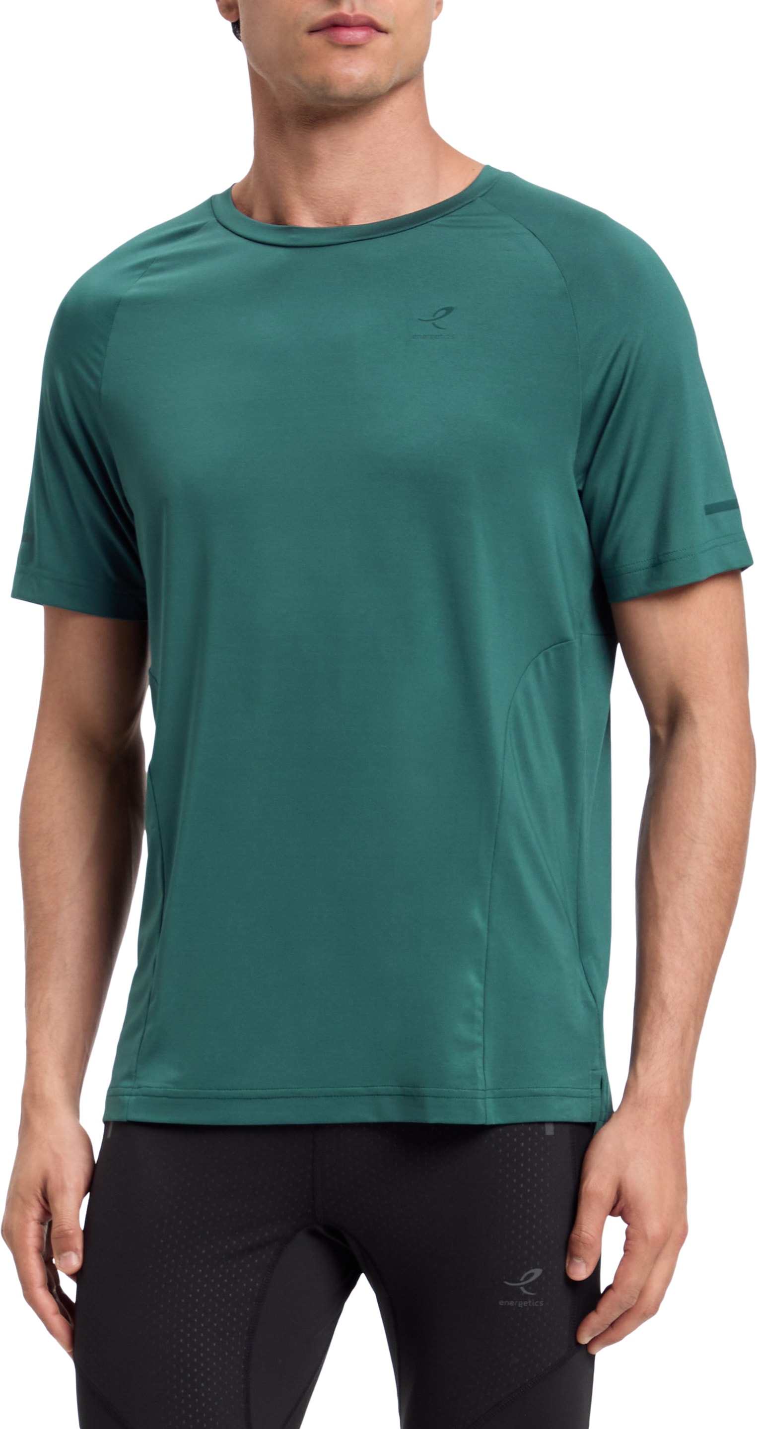 Image of Energetics Laufshirt "HE.-T-SHIRT ELLAZOR II SHORT SLEEVE M" mit kurzen Ärmeln, kragenlos, aus Jersey, hinten länger geschnitten