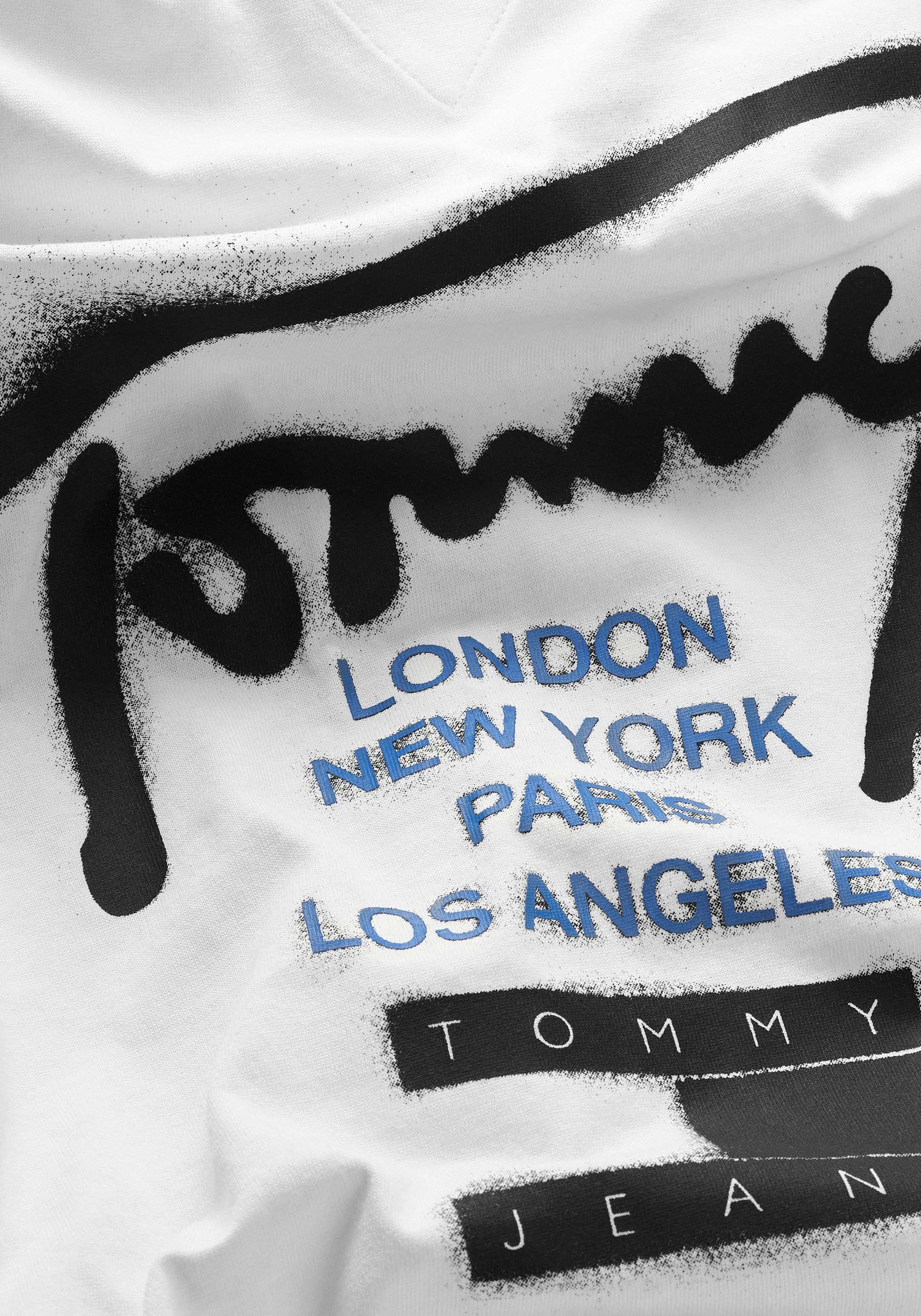 Tommy Jeans T-Shirt »TJM REG GRAFFITI SIG TEE EXT«, mit Logoschriftzug