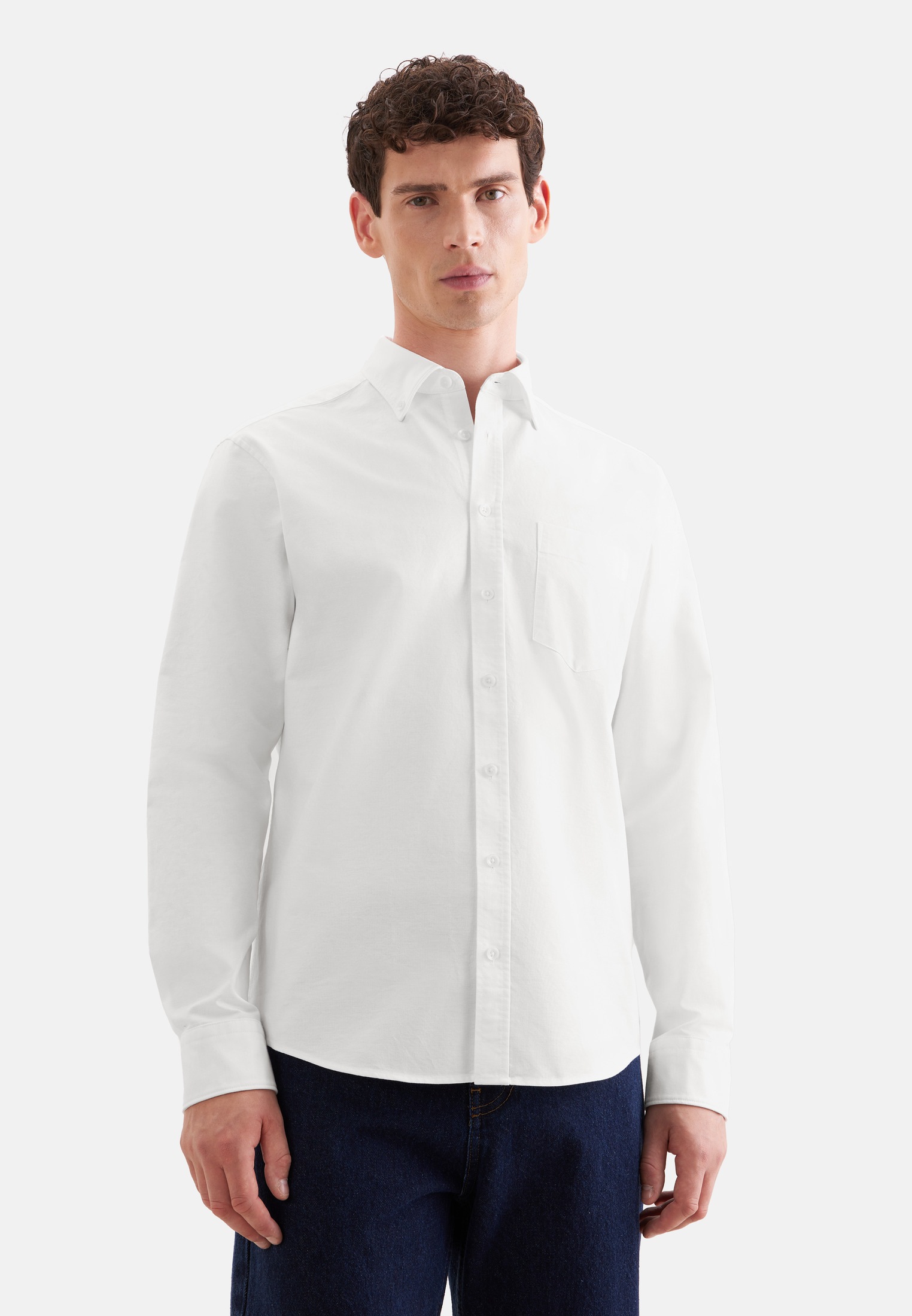 Image of seidensticker Businesshemd Regular 1/1 Button-Down-Kragen Uni