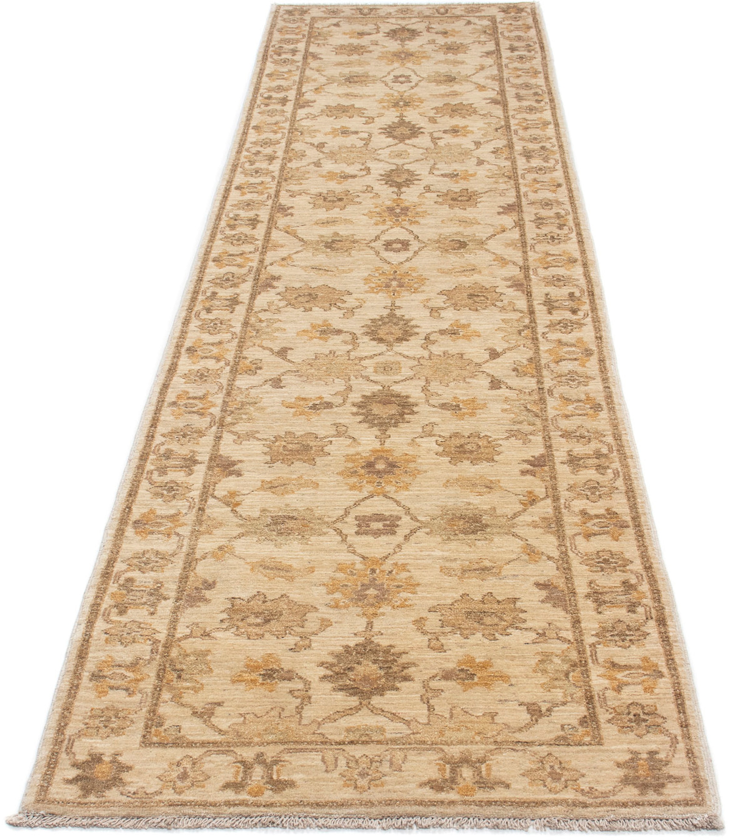 Image of morgenland Orientteppich »Ziegler - 322 x 76 cm - beige«, rechteckig, 6 mm Höhe, Wohnzimmer, Handgeknüpft, Einzelstück mit Zertifikat bei Ackermann Versand Schweiz
