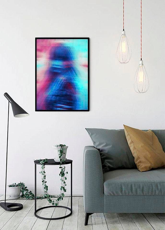 Komar Poster »Neon Girl«, Porträts, (1 St.), Kinderzimmer, Schlafzimmer, Wohnzimmer