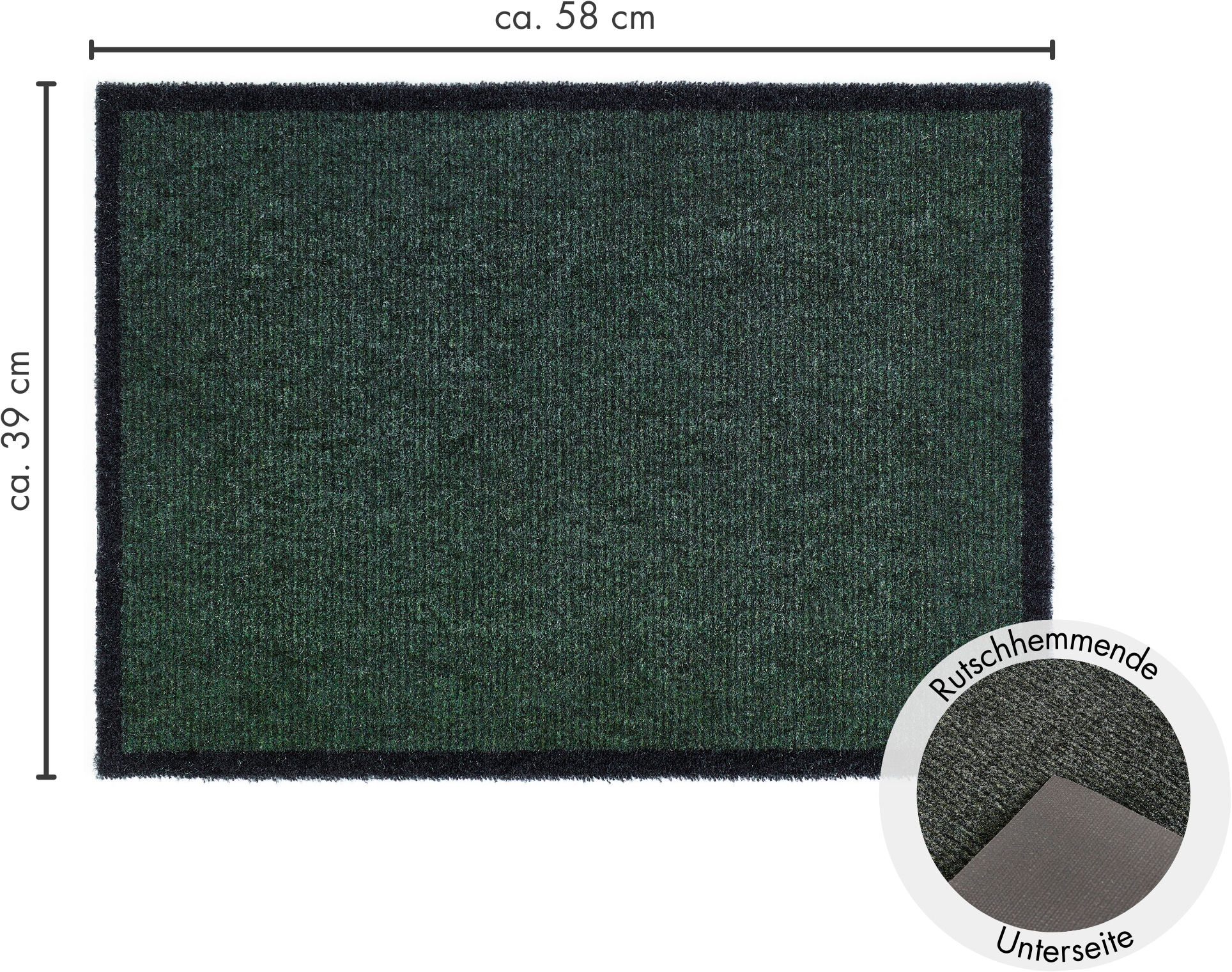 Barbara Becker Fussmatte »Gentle Schmutzfangmatte & Läufer, Made in Belgium« rechteckig 7 mm Höhe Schmutzfangteppich, Schmutzmatte, dezentes Streifen Design, waschbar