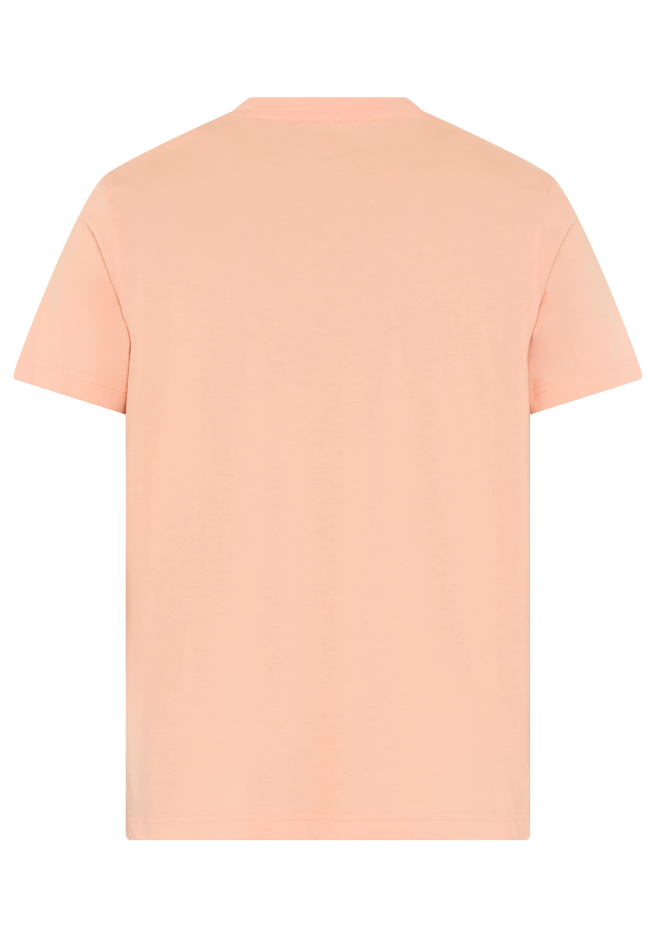 DELMAO Shirt à col rond Kurzarm,  Regular Fit,  basic,  aus 100% Baumwolle