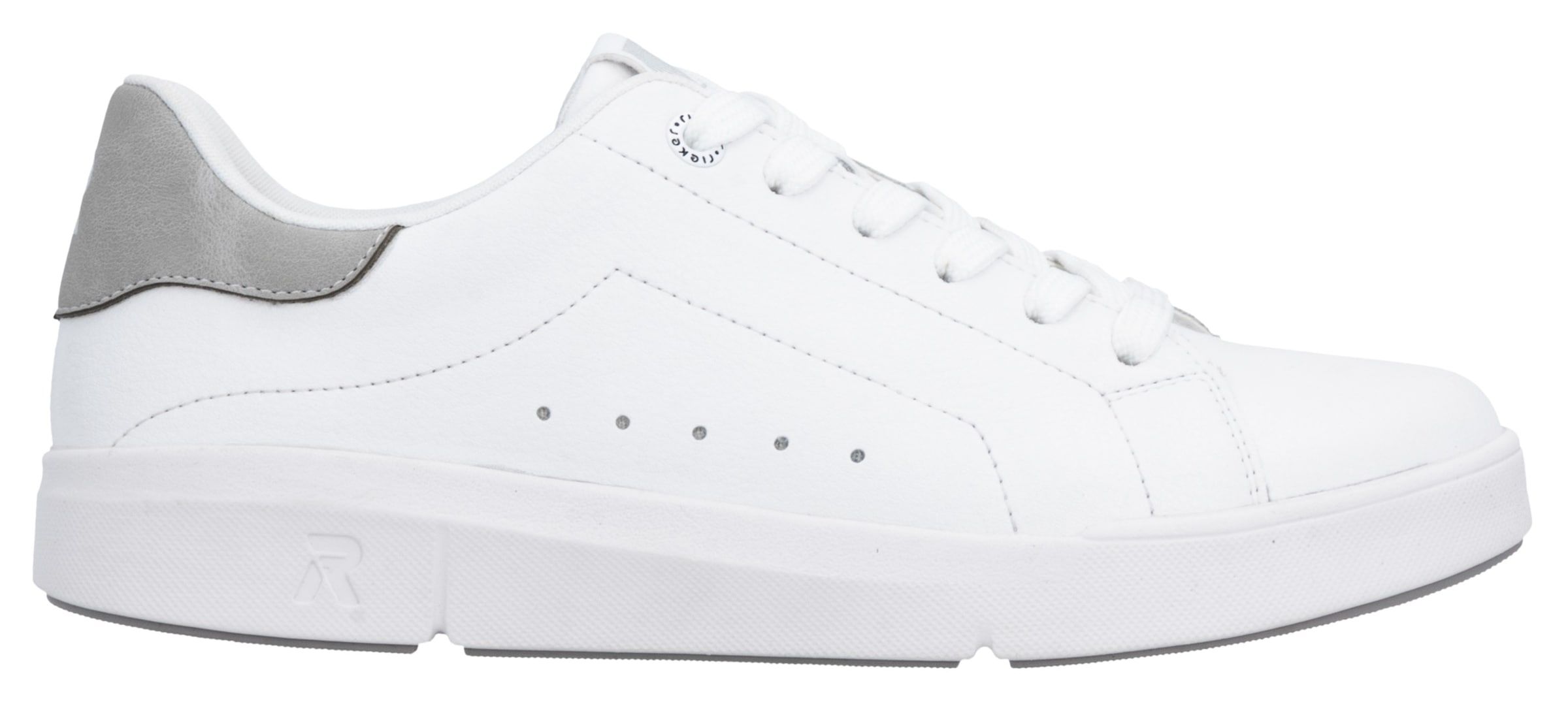 RIEKER Sport Sneakers  in monochromer Optik, Freizeitschuh, Halbschuh, Schnürschuh