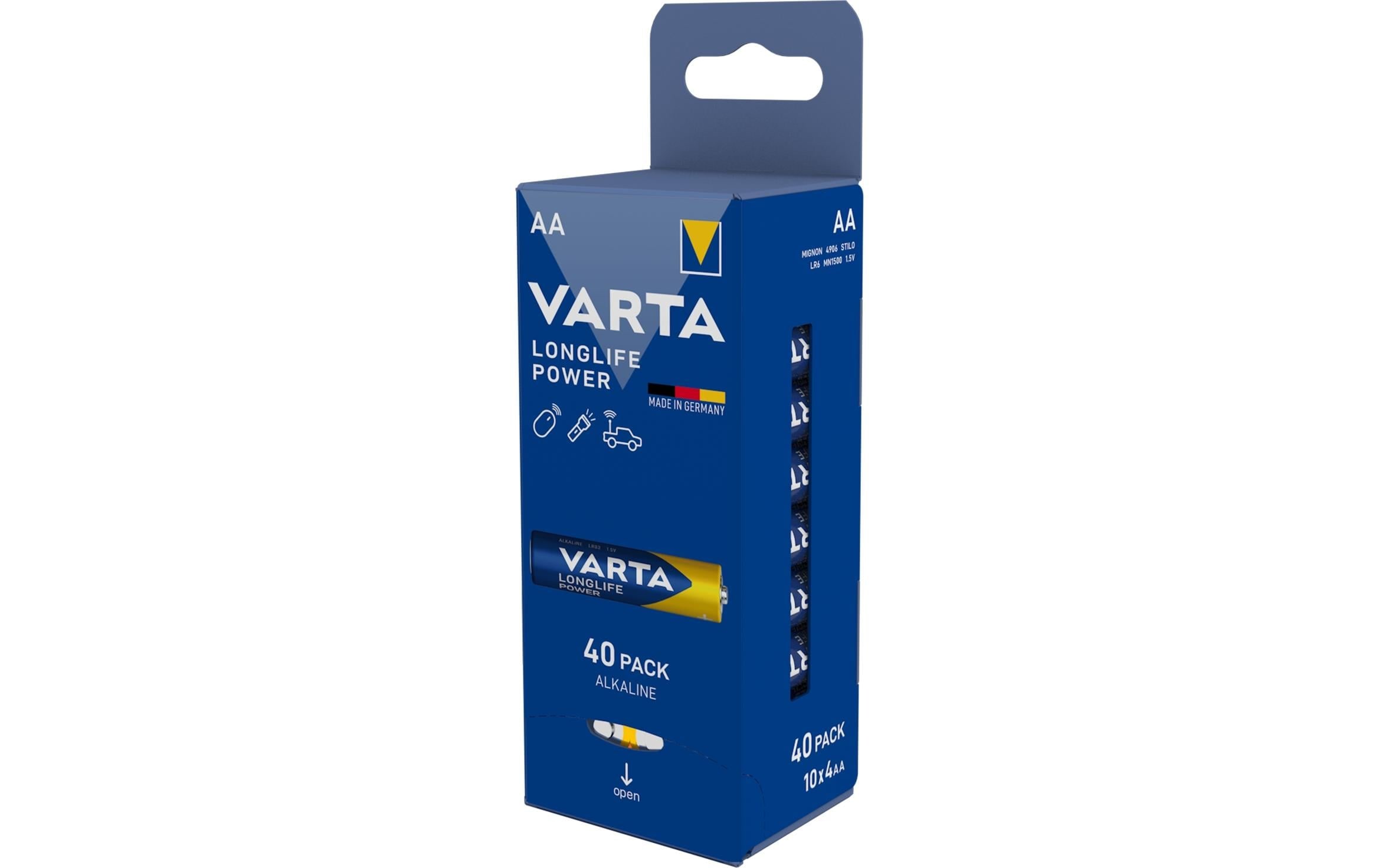 VARTA Batterie »Longlife Power AA 4«
