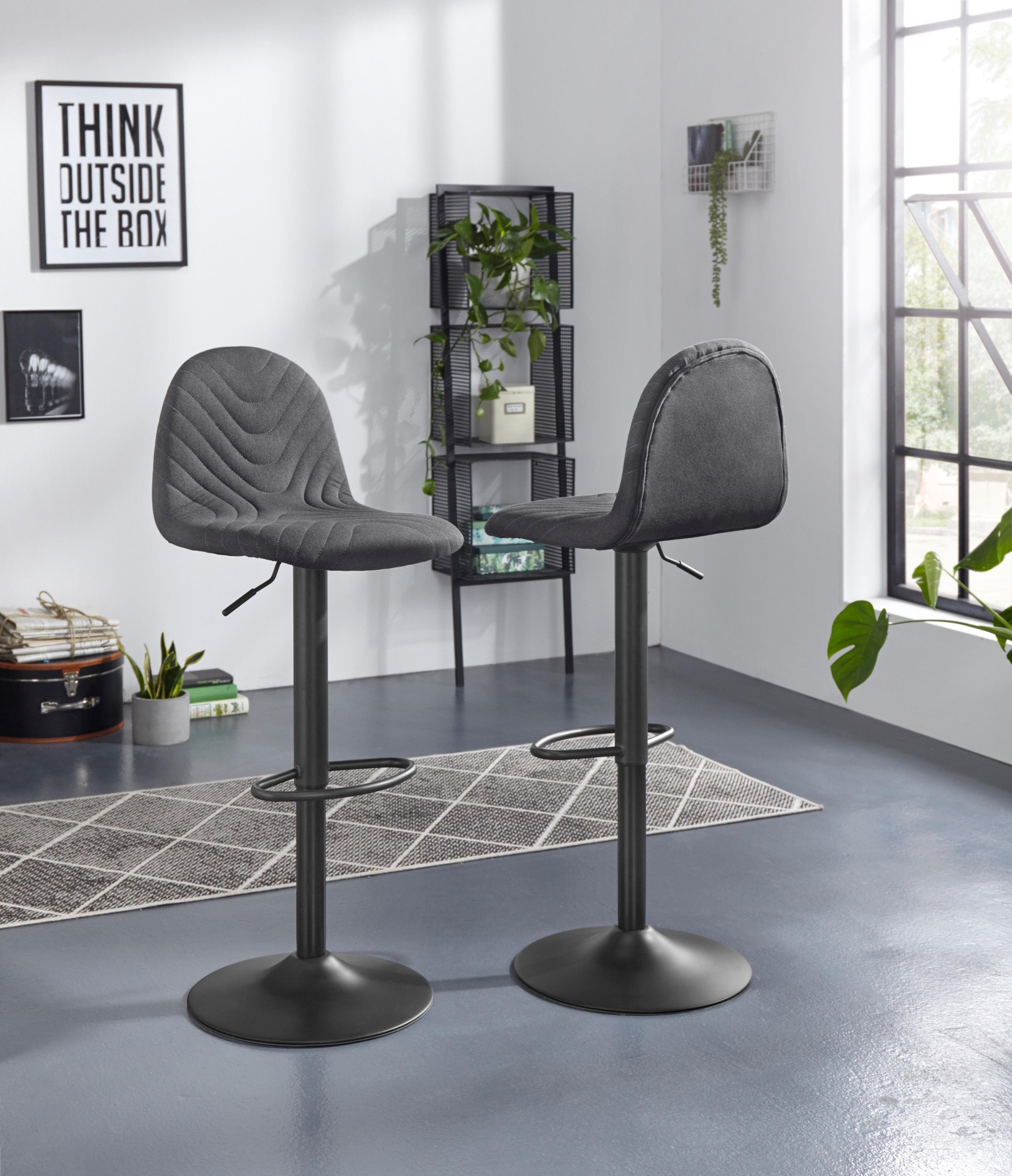 Image of Homexperts Barhocker »Circus 2«, 2er-Set, drehbar mit Höhenverstellung bei Ackermann Versand Schweiz