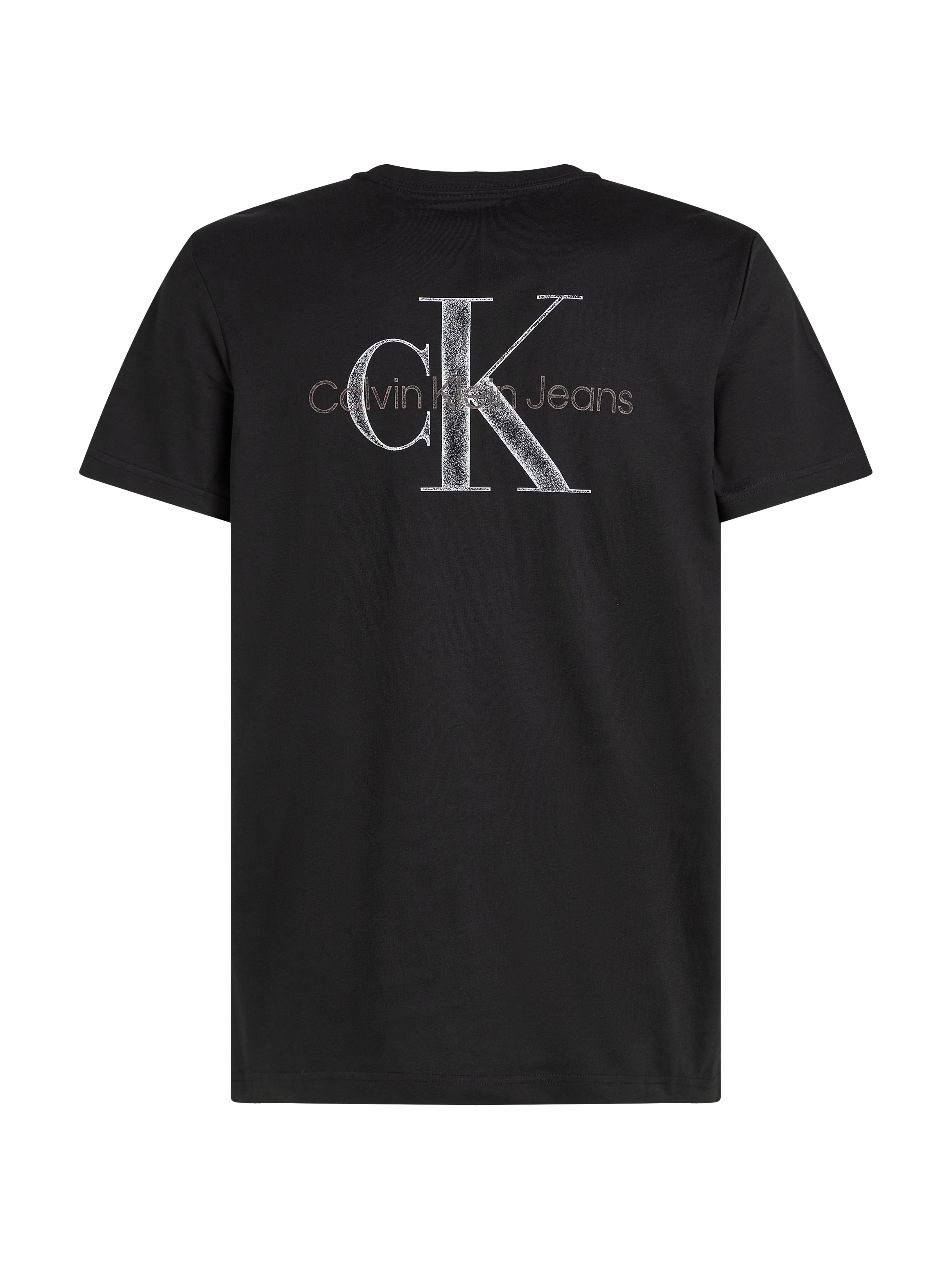 Calvin Klein Jeans T-Shirt »TEXTURED MONOLOGO TEE«, mit Backprint