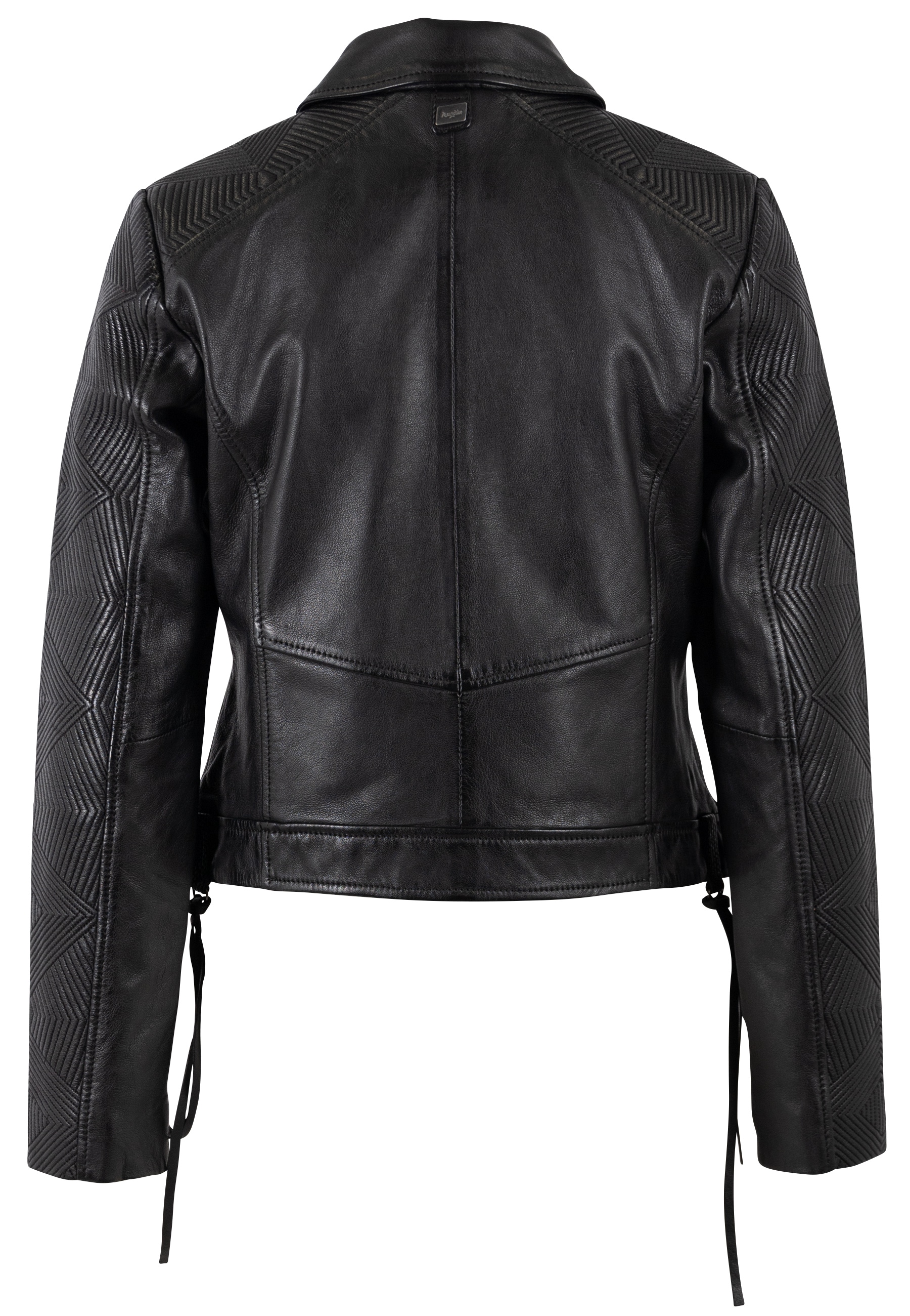 Mauritius Lederjacke »MWNova SF« mit betonter Ärmel- und Schulterpartie, Slim Fit