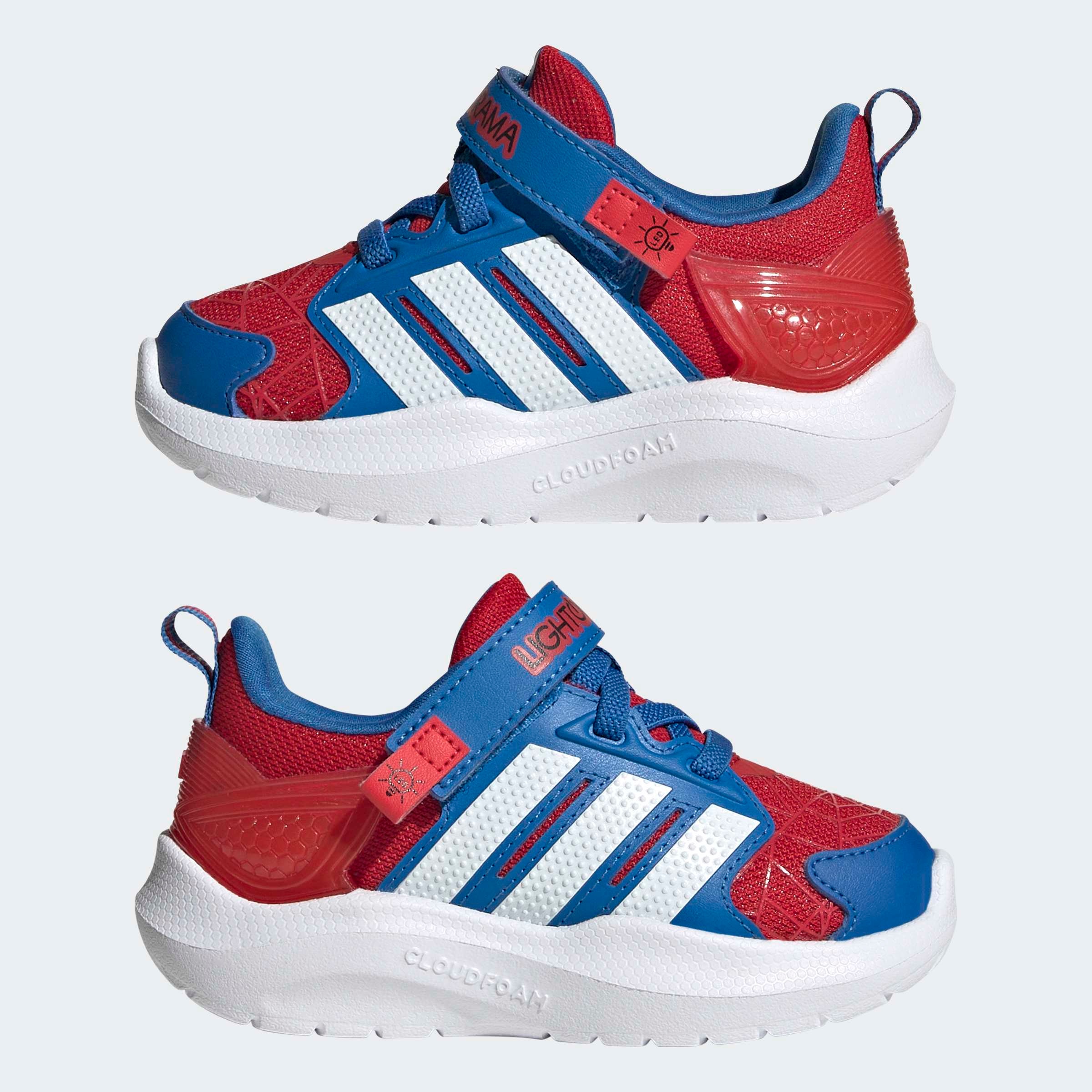 adidas Sportswear Sneaker »LIGHTORAMA RNR SPIDER-MAN EL I«  mit Blinkfunktion für Kinder