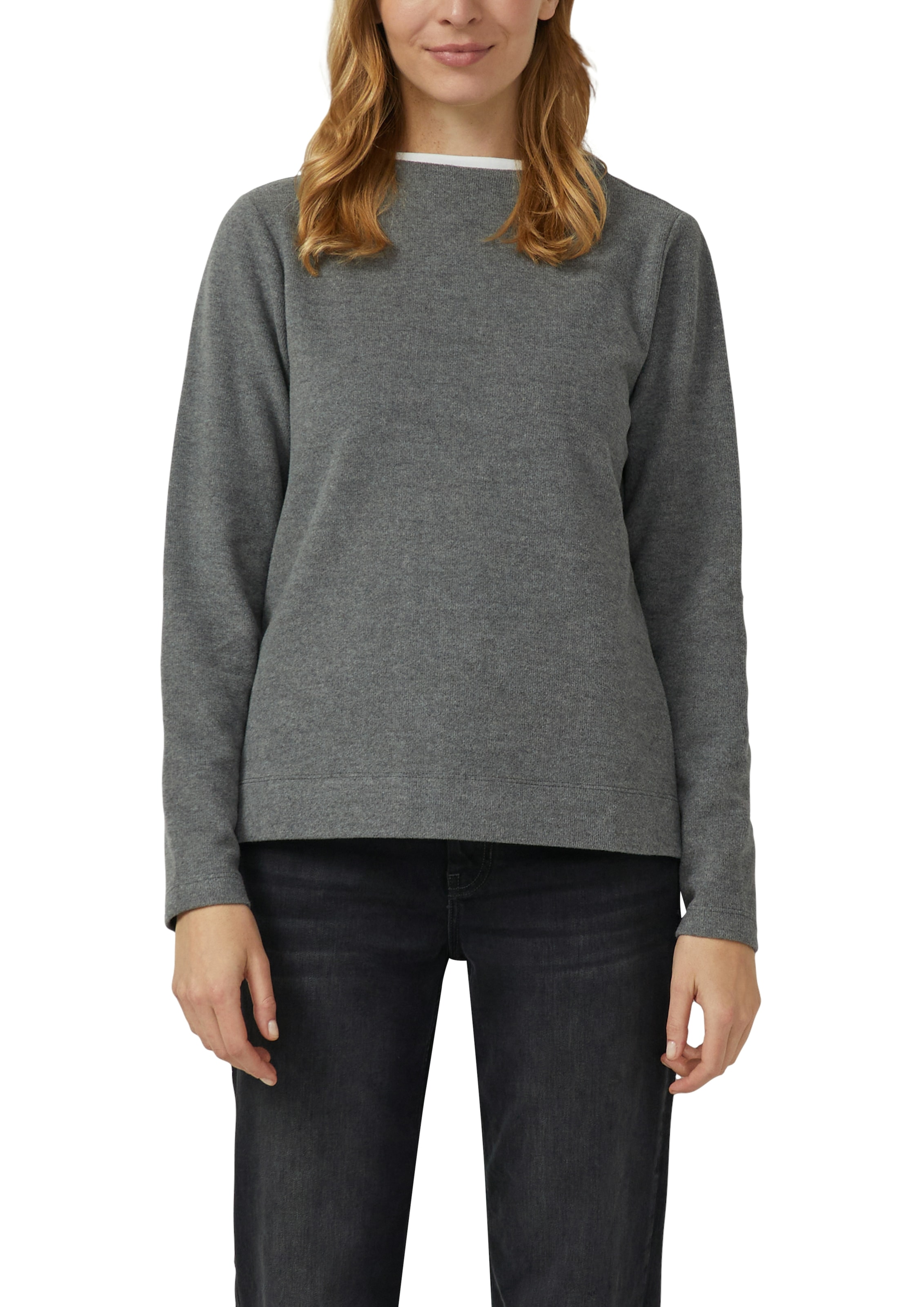 Image of s.Oliver Sweatshirt, mit kleinem Stehkragen/Turtleneck