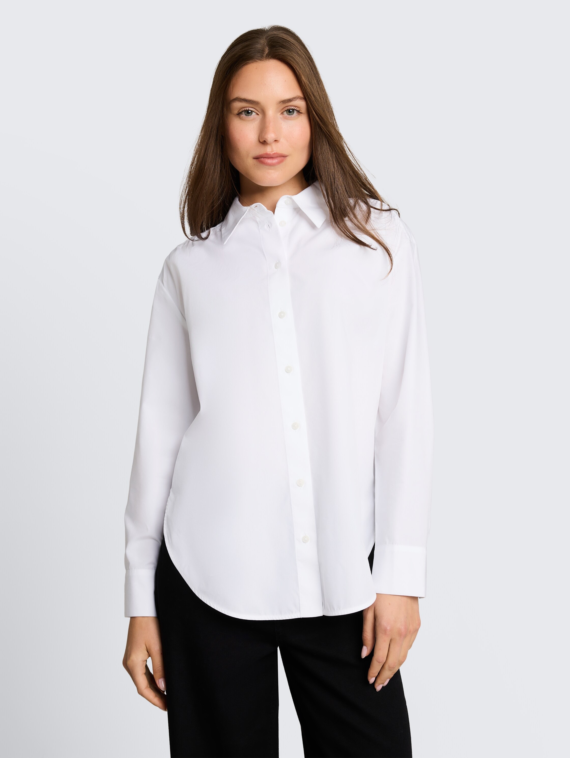 TOM TAILOR Blouse chemise »Loose« avec poignets
