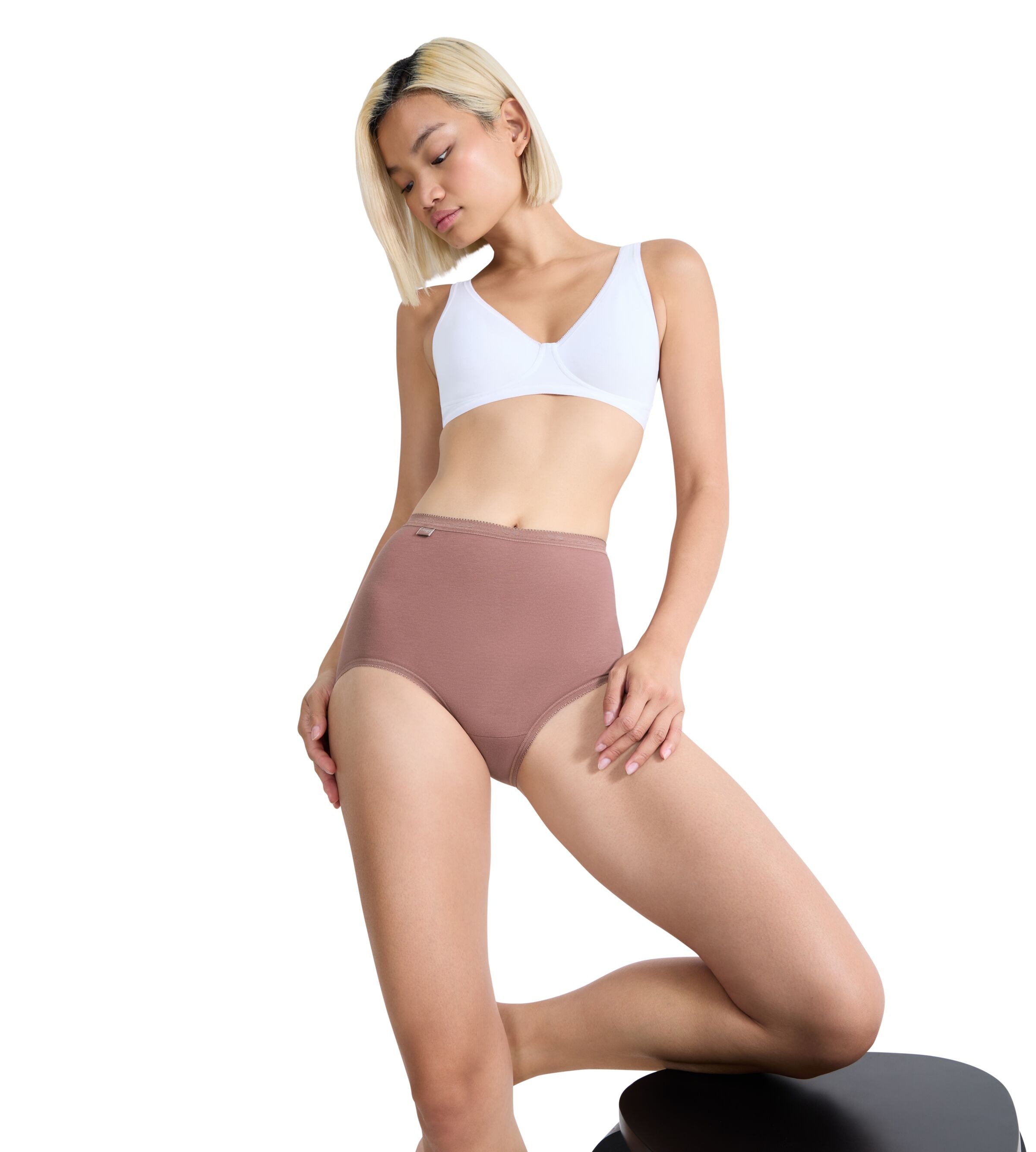 sloggi Maxislip »Basic+«, Baumwollmischung, weiche Nähte, Single Jersey