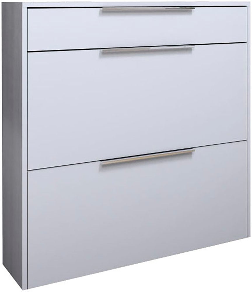 Image of borchardt Möbel Schuhschrank "Oliva" Breite 89 cm, hängend, mit 2 Doppeltrommeln und 1 Schubkasten
