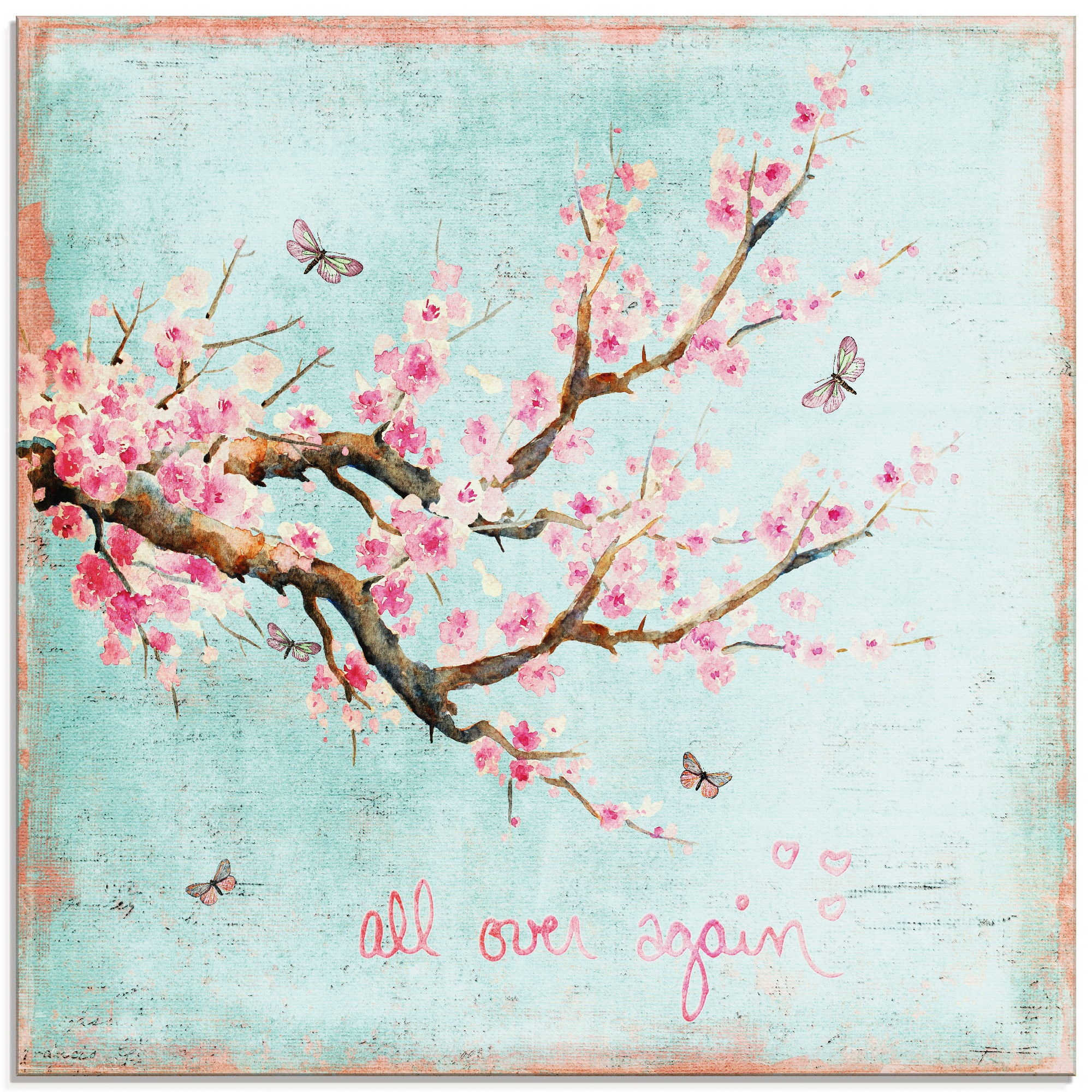 Image of Artland Glasbild »Er ist wieder da«, Blumen, (1 St.) bei Ackermann Versand Schweiz