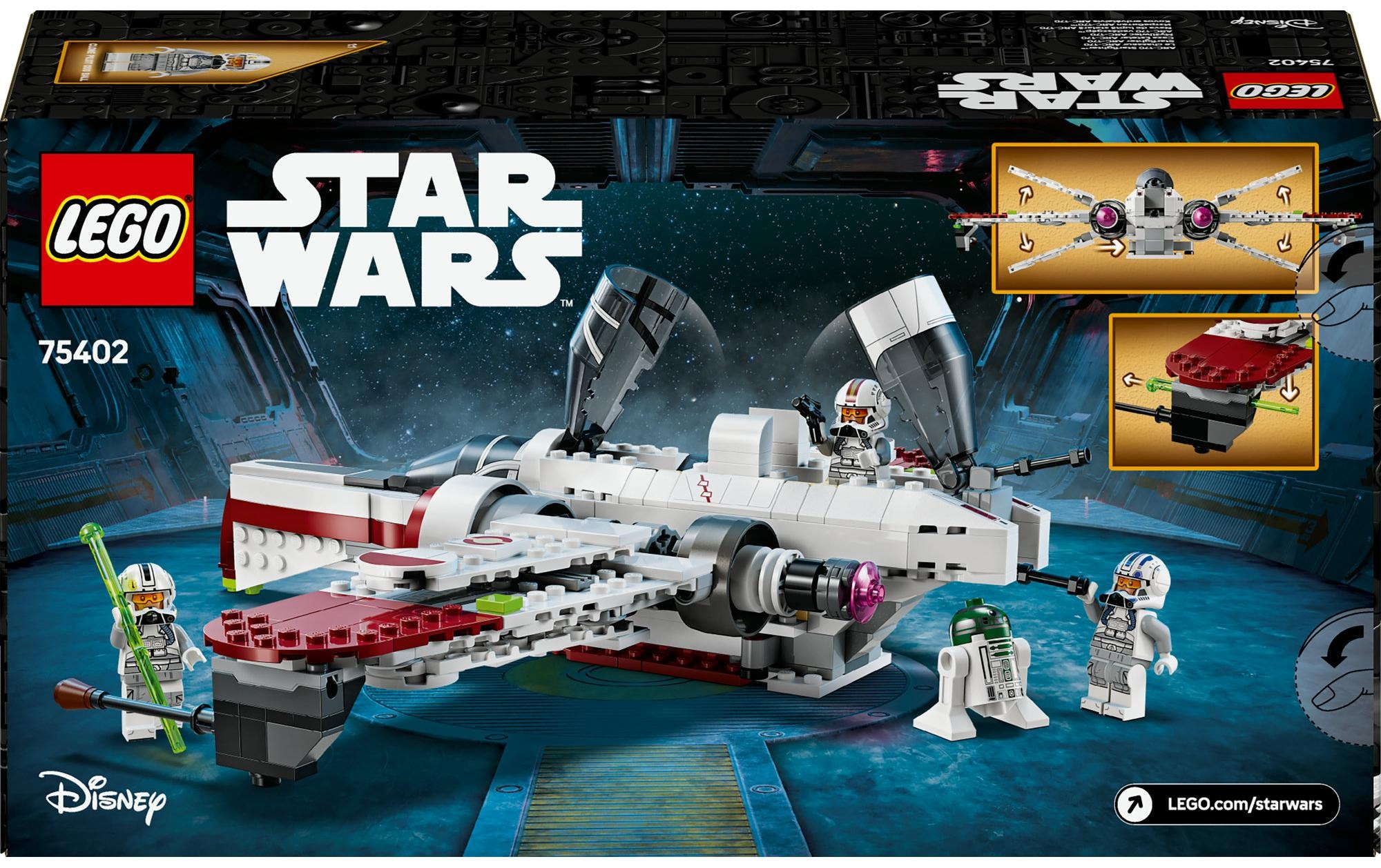 LEGO® Spielbausteine »Star Wars ARC-170 Starfighter 75402«, (497 St.)