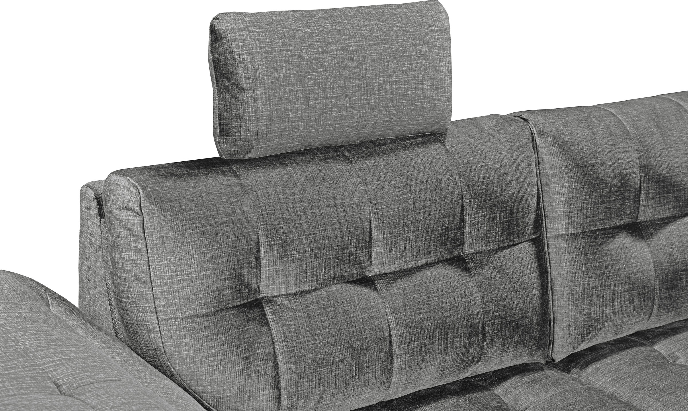 ED EXCITING DESIGN Ecksofa »Estrella L-Form«, mit Bettfunktion, Bettkasten, Armteilverstellung & Kopfstützen