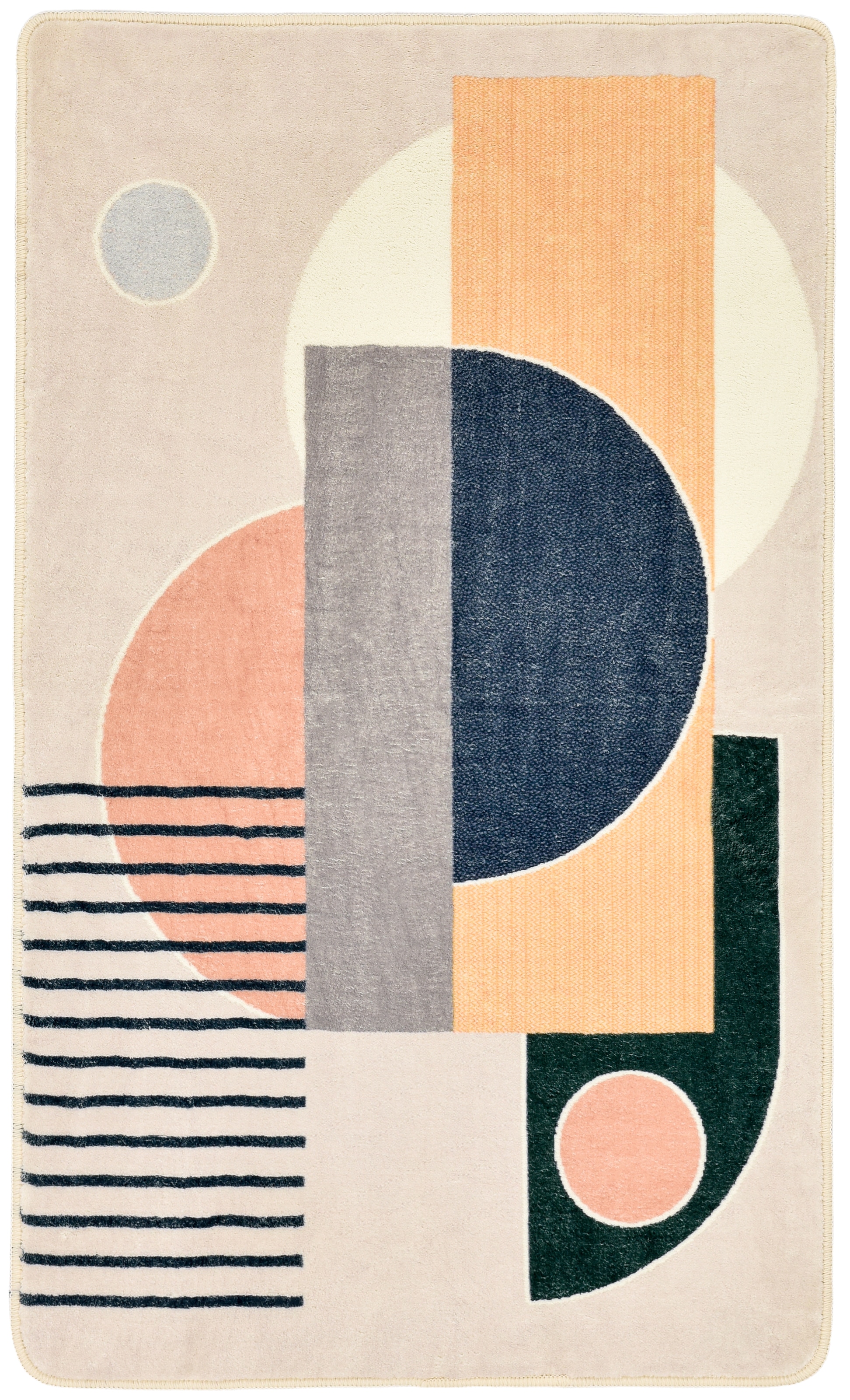 Gino Falcone Tapis de bain »Aquata GF-169, Badvorleger, Badezimmer Teppich« Höhe 7 mm revêtement antidérapant Badteppich, bedruckt, modernes Design, rechteckig