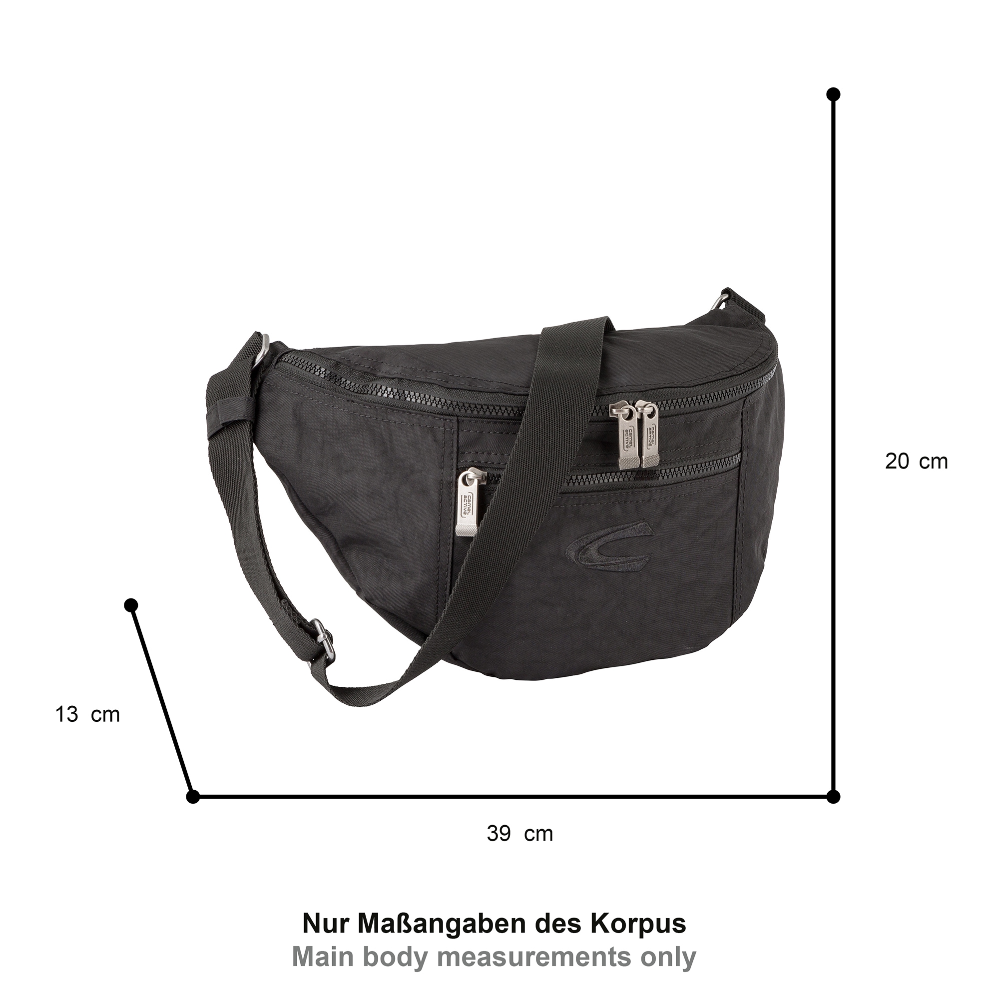 camel active Sac à bandoulière »Journey« aus leichtem robusten Nylon, funktional perfekt für alle Lebenslagen