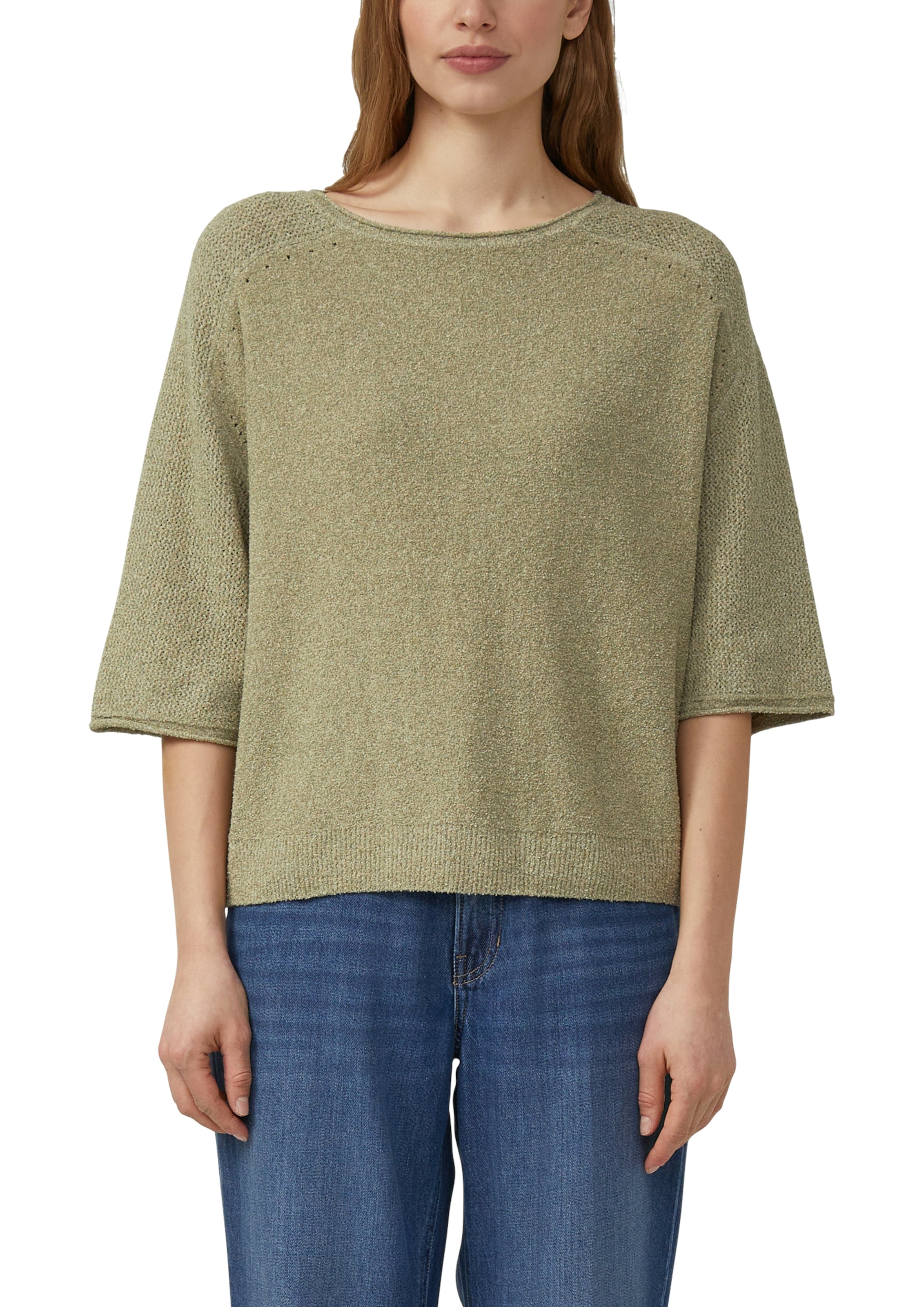 Image of s.Oliver Strickpullover 3/4-Arm mit Rundhals
