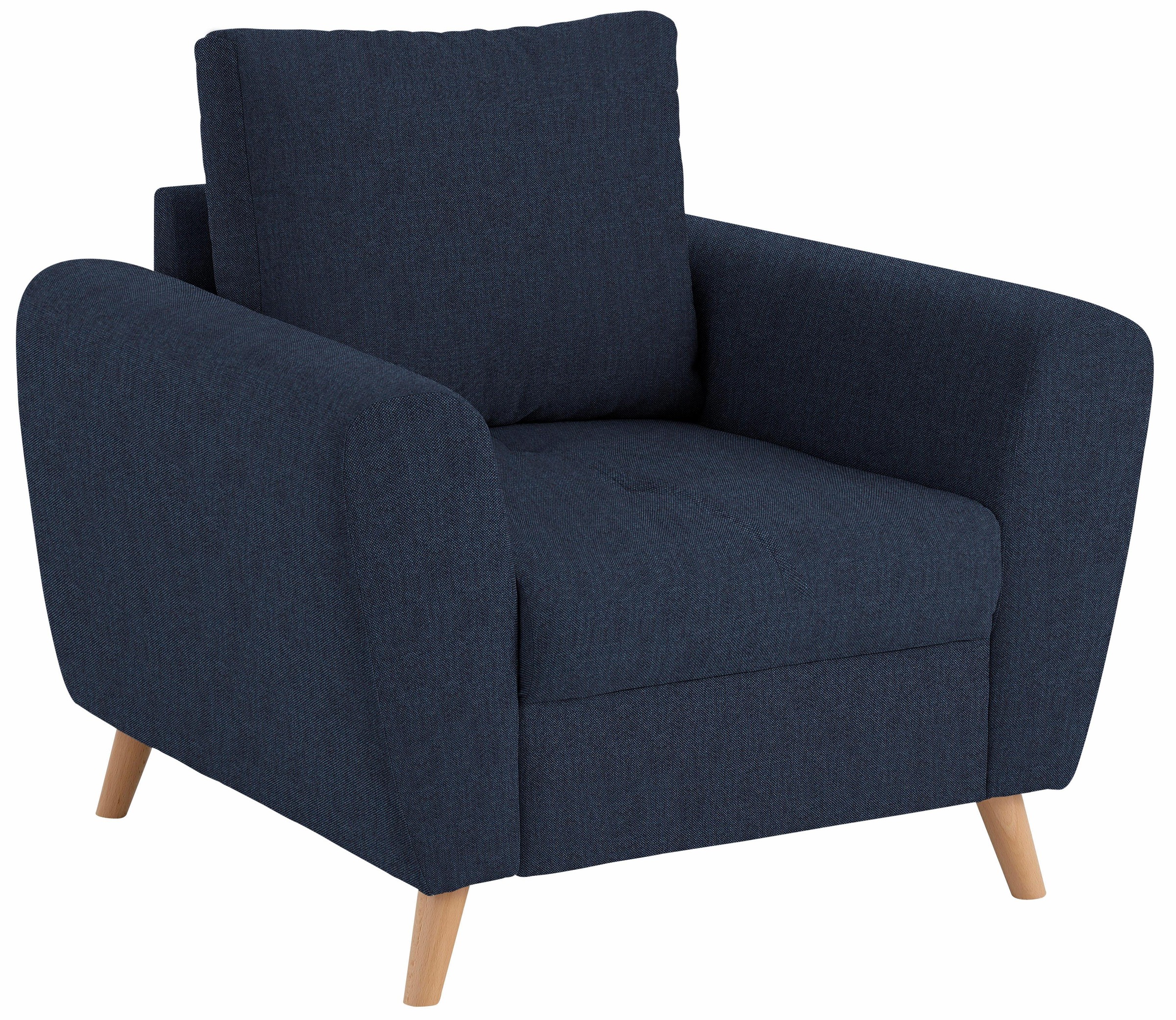 Image of Home affaire Sessel »Jordsand«, mit feiner Steppung im Sitzbereich, skandinavisches Design bei Ackermann Versand Schweiz