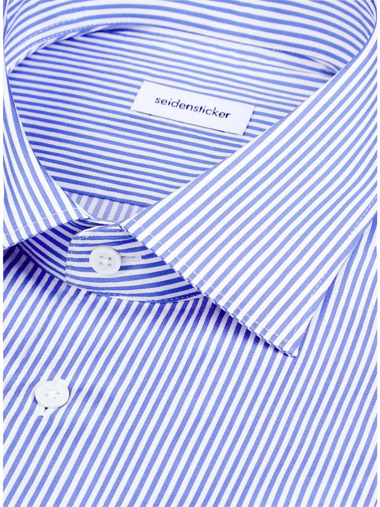 seidensticker Businesshemd »Schwarze Rose« Slim 1/1 Kentkragen Gestreift