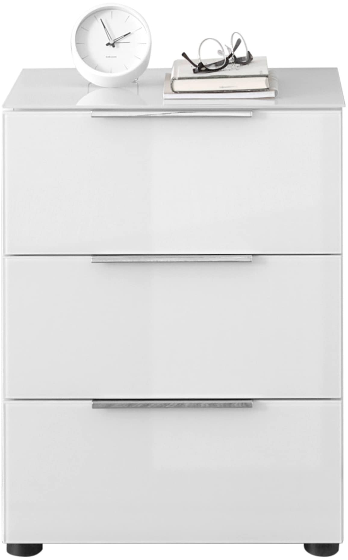 HBZ Commode »Santorin Nachtkonsole, BxHxT 45x61x40 cm« 1 cuis tlg. Breite 45cm, Softclose für Schubkästen, Melaminbeschichtung