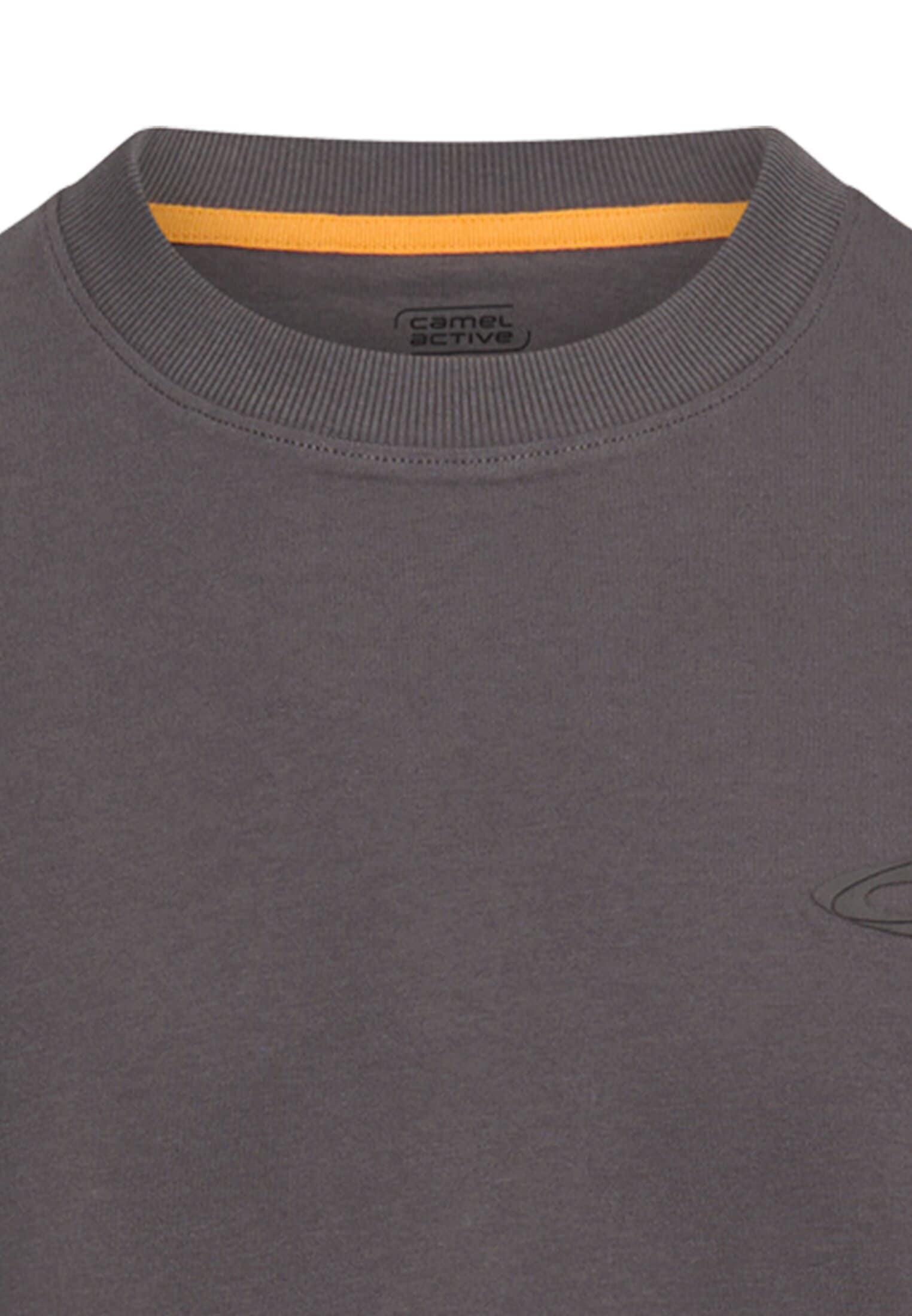 camel active Kurzarmshirt Rundhalsshirt mit grossem Frontprint
