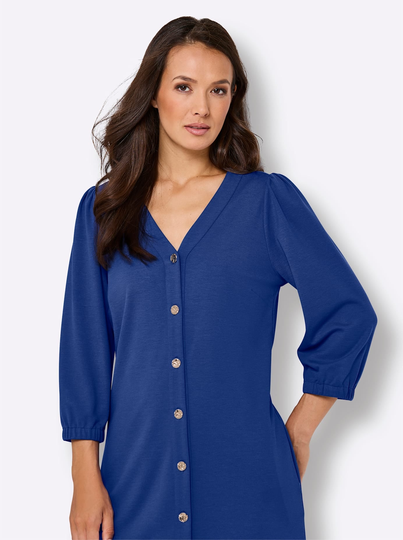 CREATION L PREMIUM Robe d'été »Seiden-Viskose-Mix-Kleid«