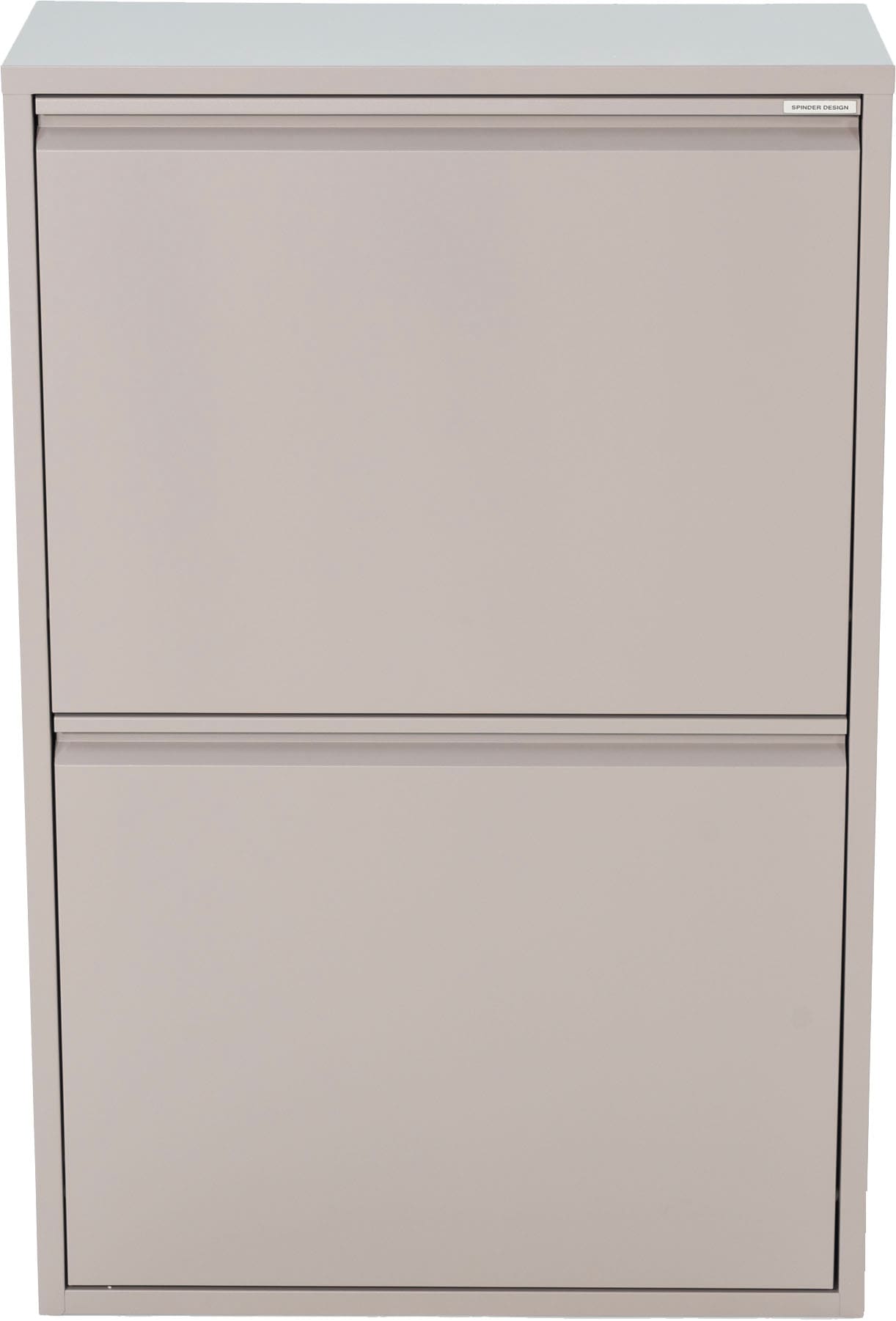 Image of Spinder Design Mülltrennsystem "GIGI 4" Stahl-Abfalltrennsystem mit 4x 18,5-Liter-Inneneimern
