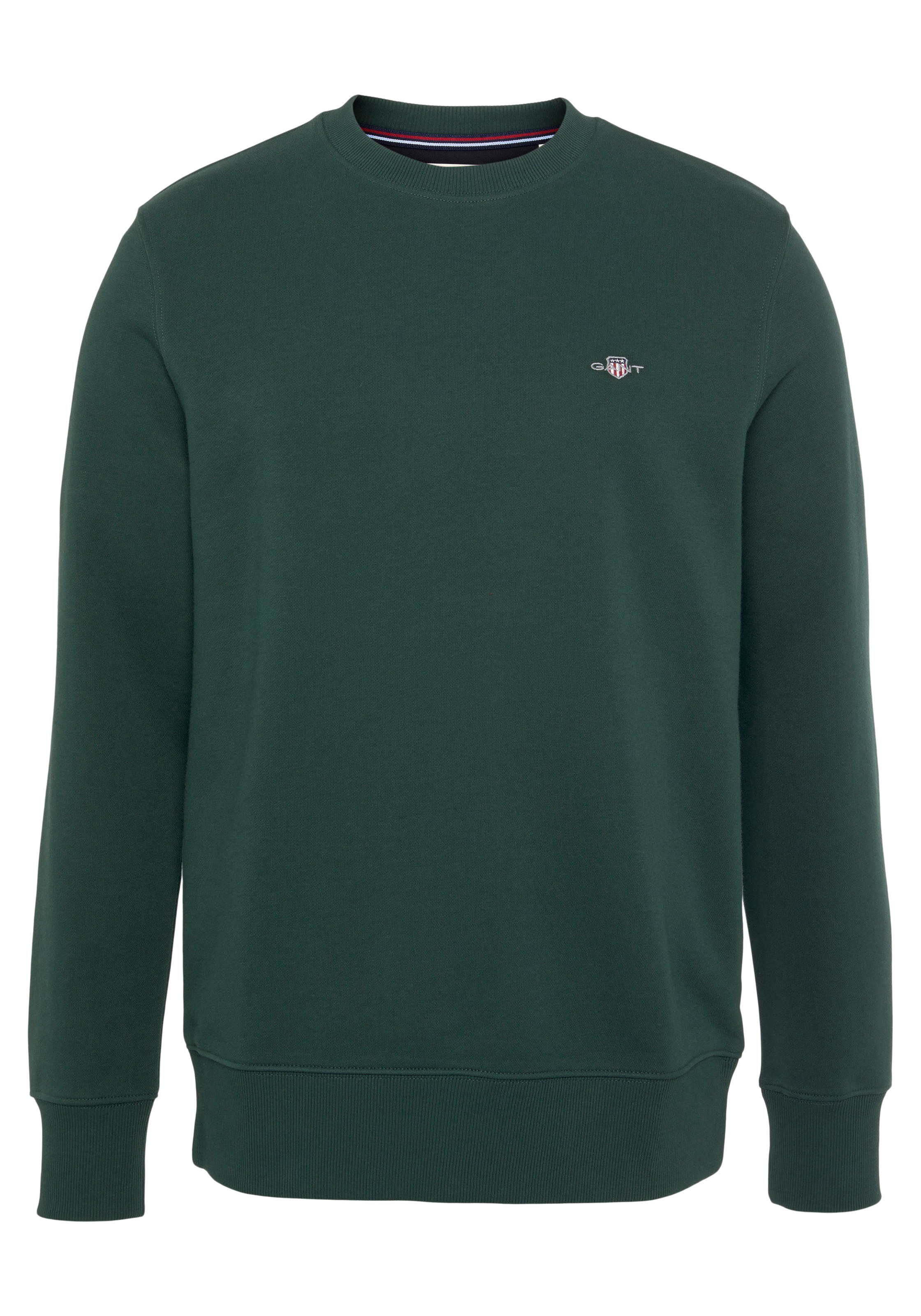 Gant Sweatshirt »REG SHIELD C-NECK SWEAT«, mit Logostickerei auf der Brust
