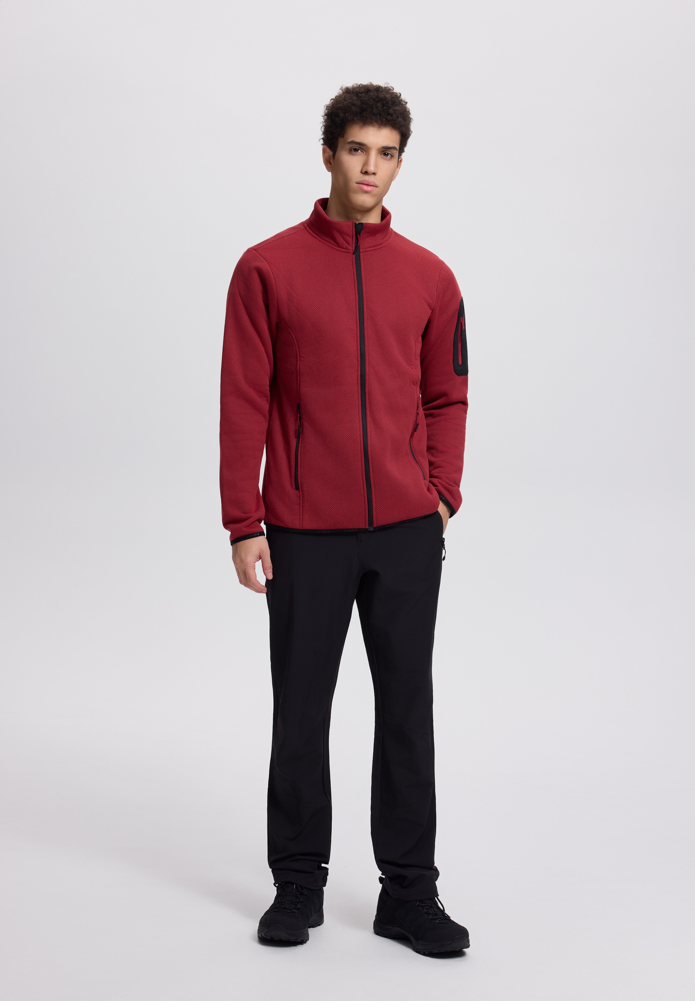 Icepeak Fleecejacke »BREDSTEDT« mit Stehkragen, sportlicher Stil