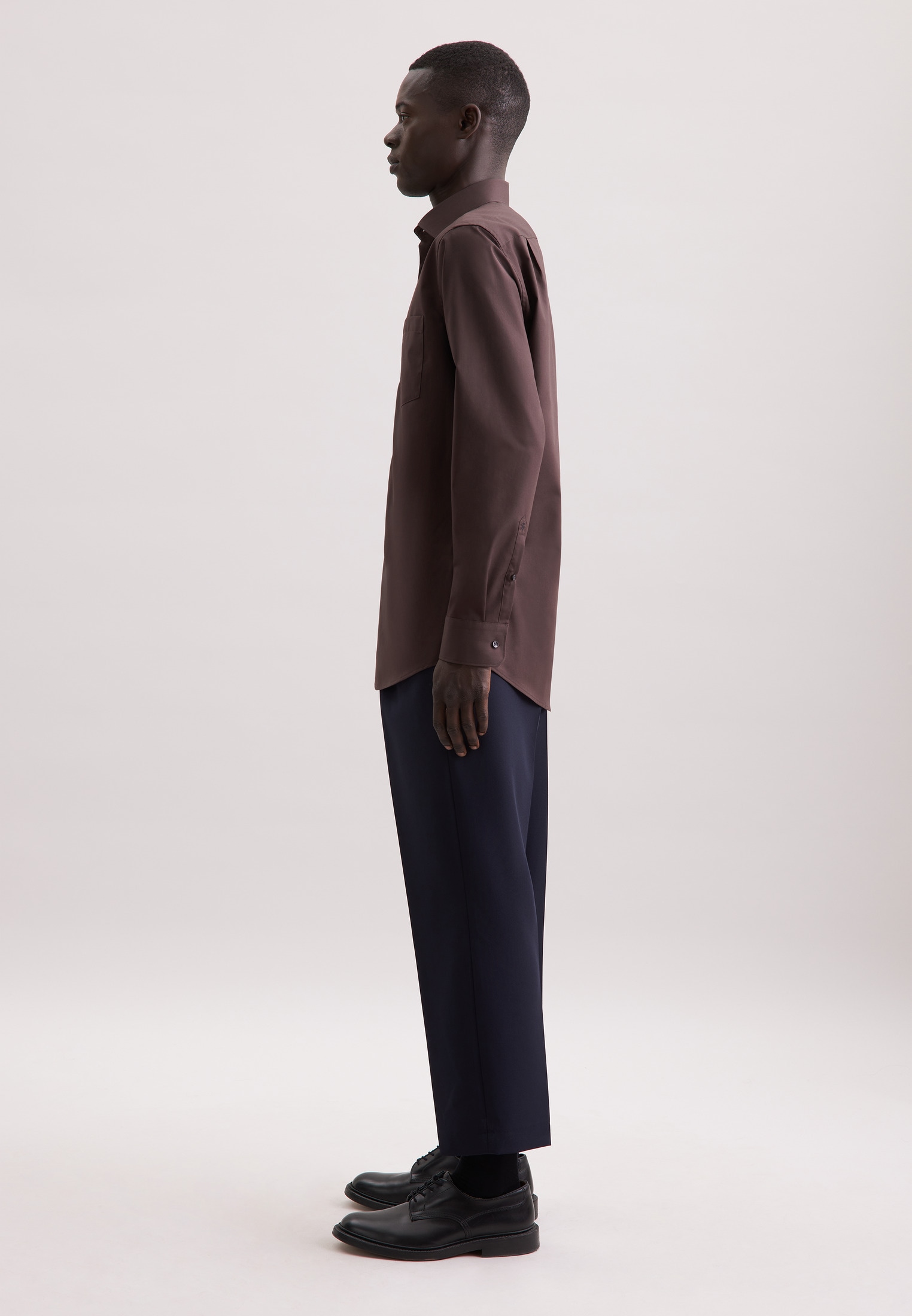 seidensticker Businesshemd »Schwarze Rose« Regular 1/1 Kentkragen Uni