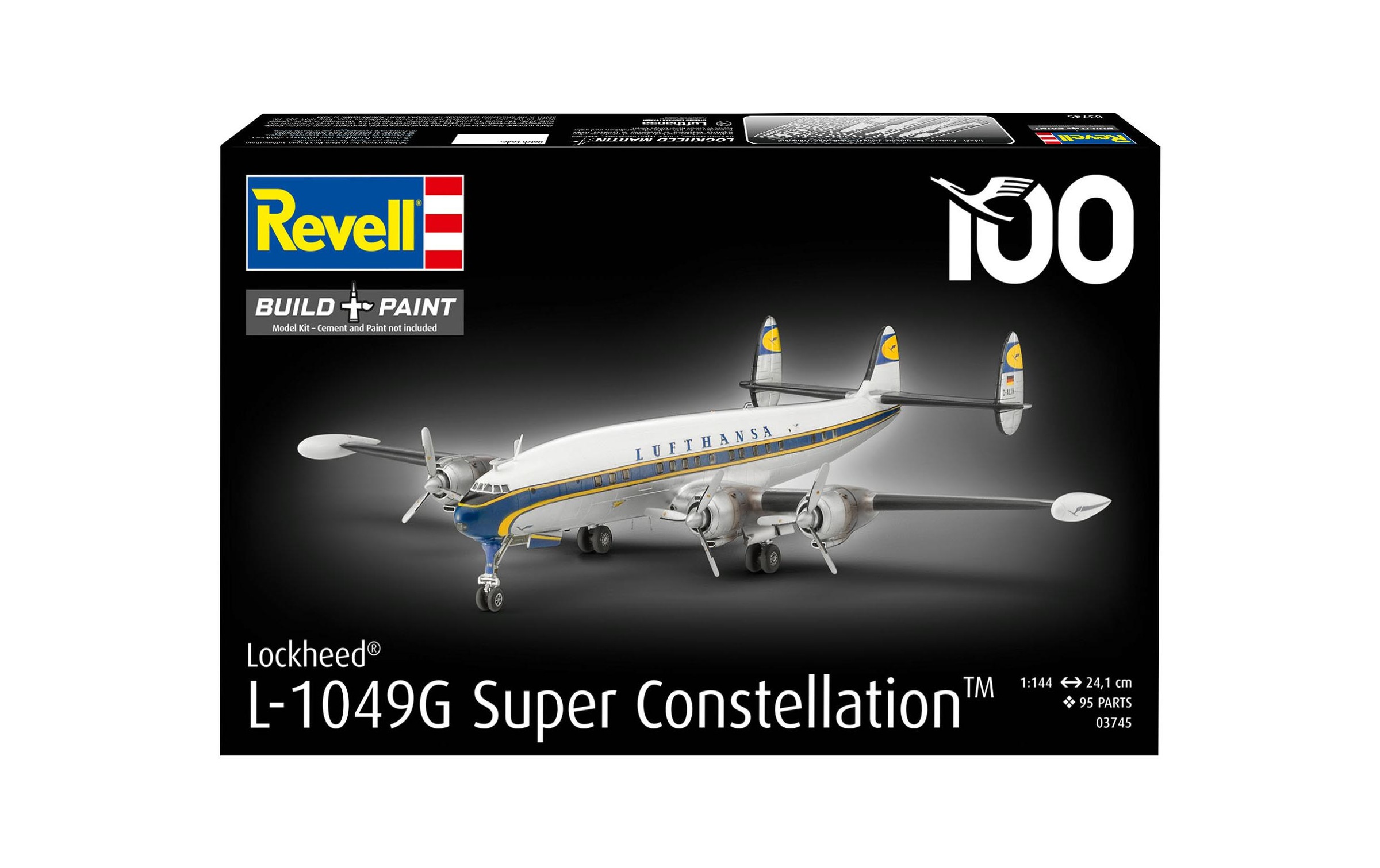 Revell® Modellbausatz »Lockheed L.1049G Super Constellation Lufthansa 1:144« 95 Stk. tlg. 1:144