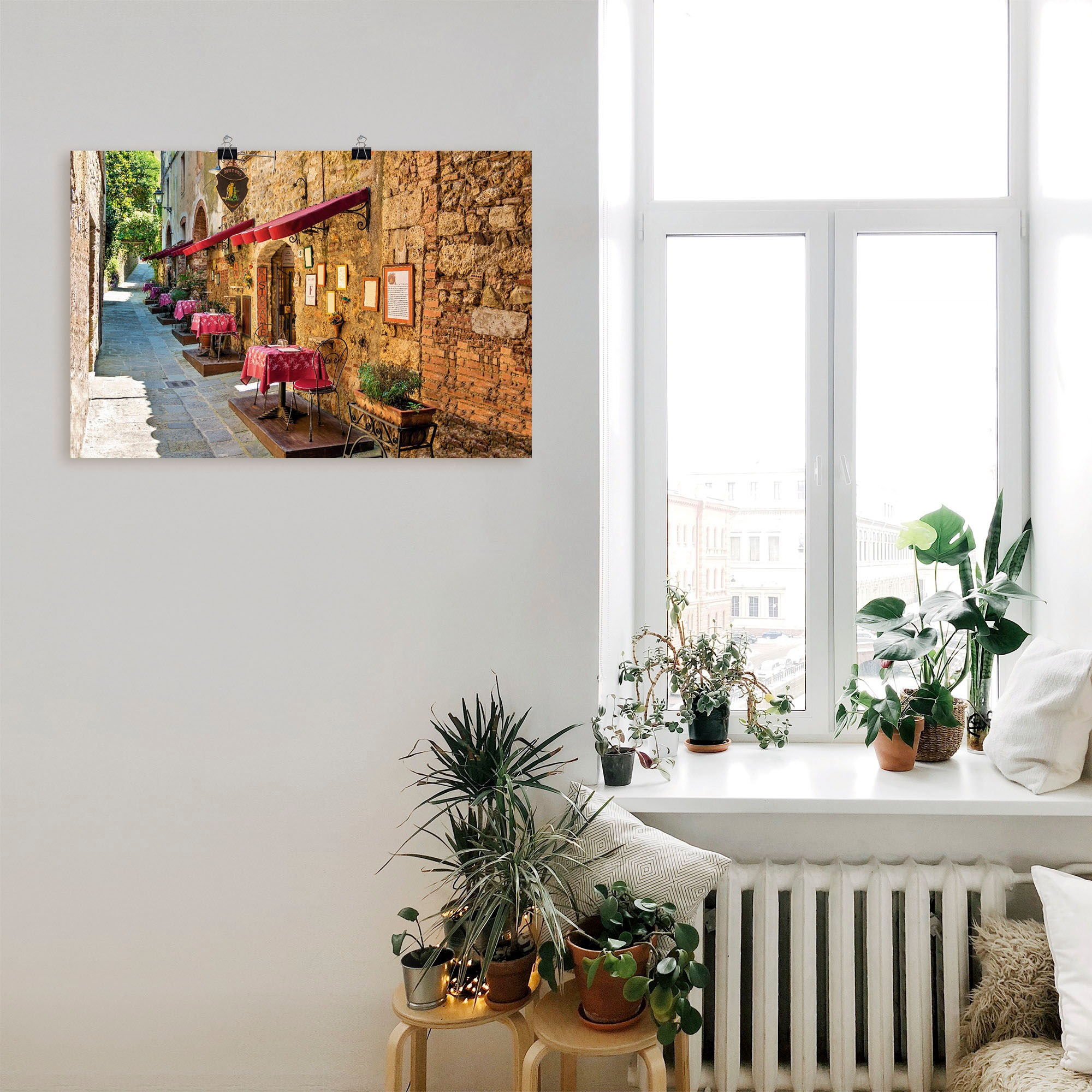 Artland Wandbild »Toskana II«, Europa, (1 St.), als Alubild, Outdoorbild, Leinwandbild, Poster, Wandaufkleber