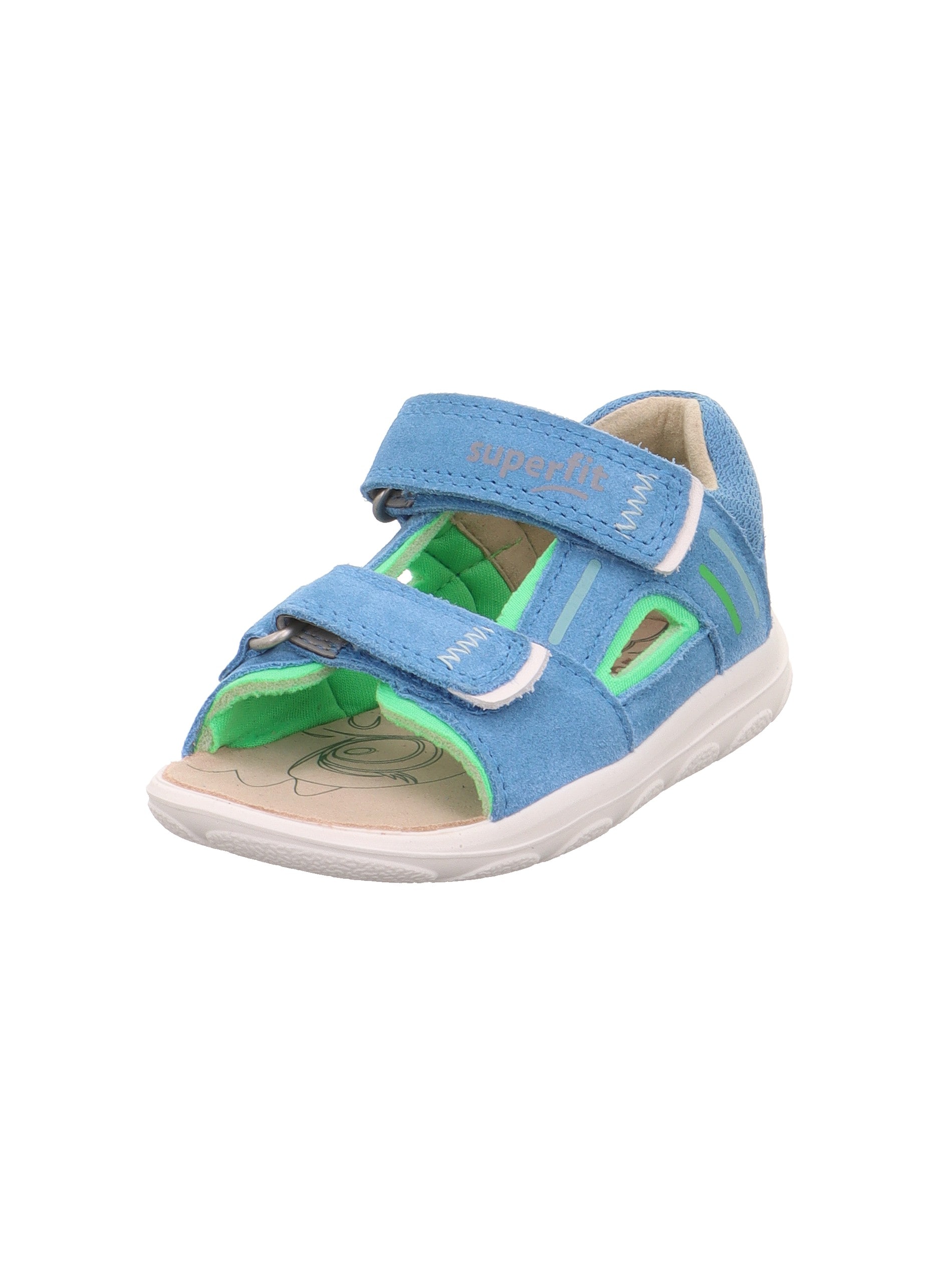 Image of Superfit Sandale "NINO WMS: mittel" Klettschuh, mit gepolstertem Schaftrand, Grössenschablone zum Download