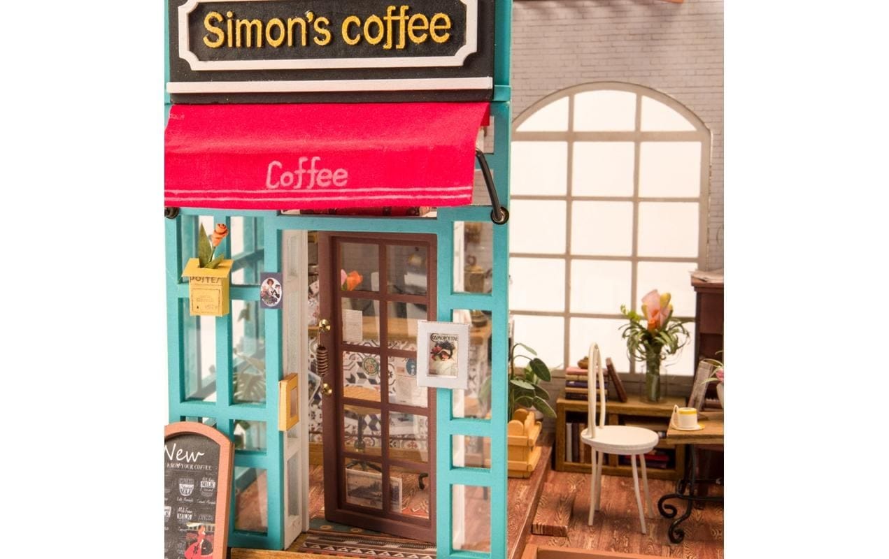   Modellbausatz »Rolife Simon's coffee mit LED-Beleuchtung« 293 Stk. tlg.