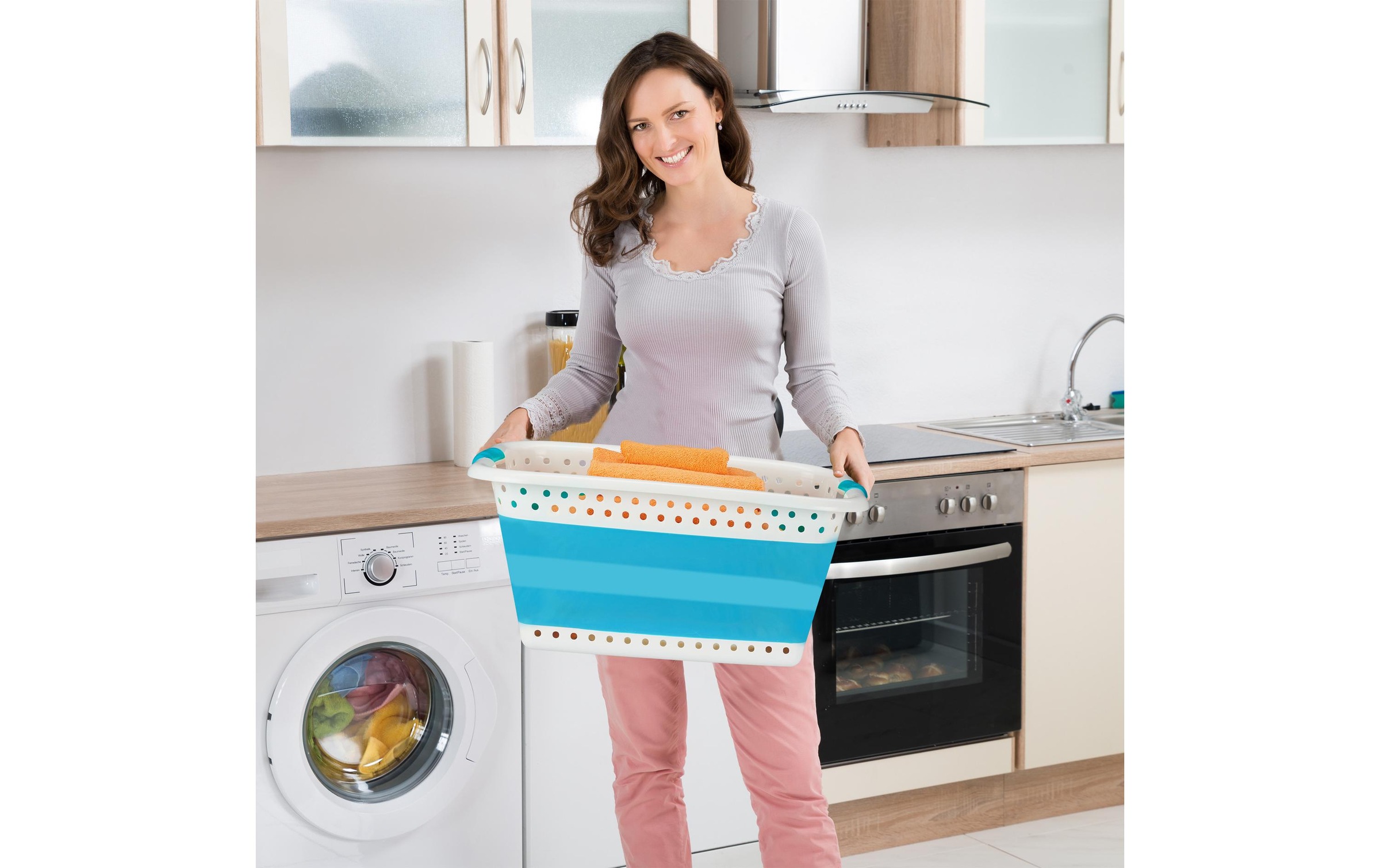 relaxdays Wäschekorb »37 l«, (1 St.)