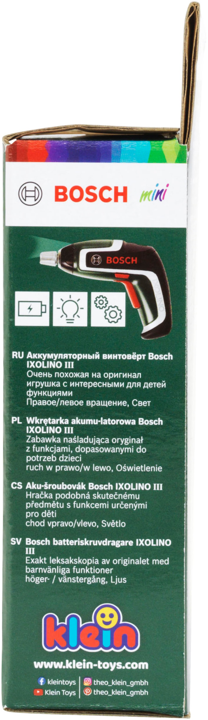 Klein Kinder-Akkuschrauber »Bosch, Ixolino 7« mit Licht und Sound