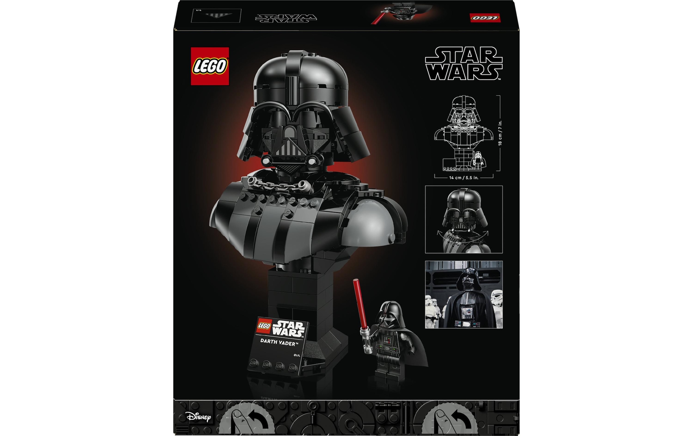 LEGO® Pions de construction »Darth Vader Büste (75439), LEGO Star Wars™«