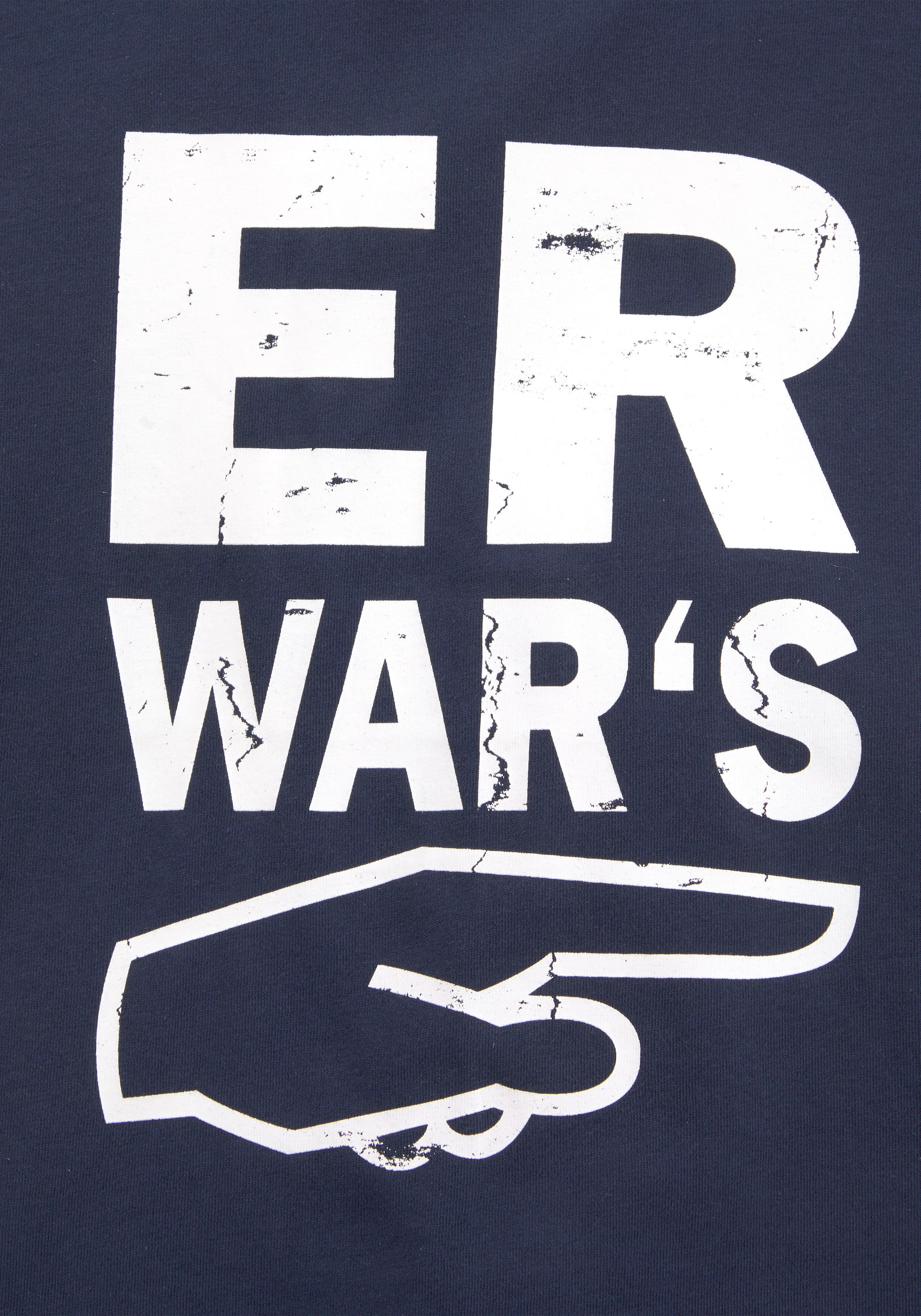 KIDSWORLD ligne T-Shirt en »ER Acheter Spruch ✌ WAR`S«,
