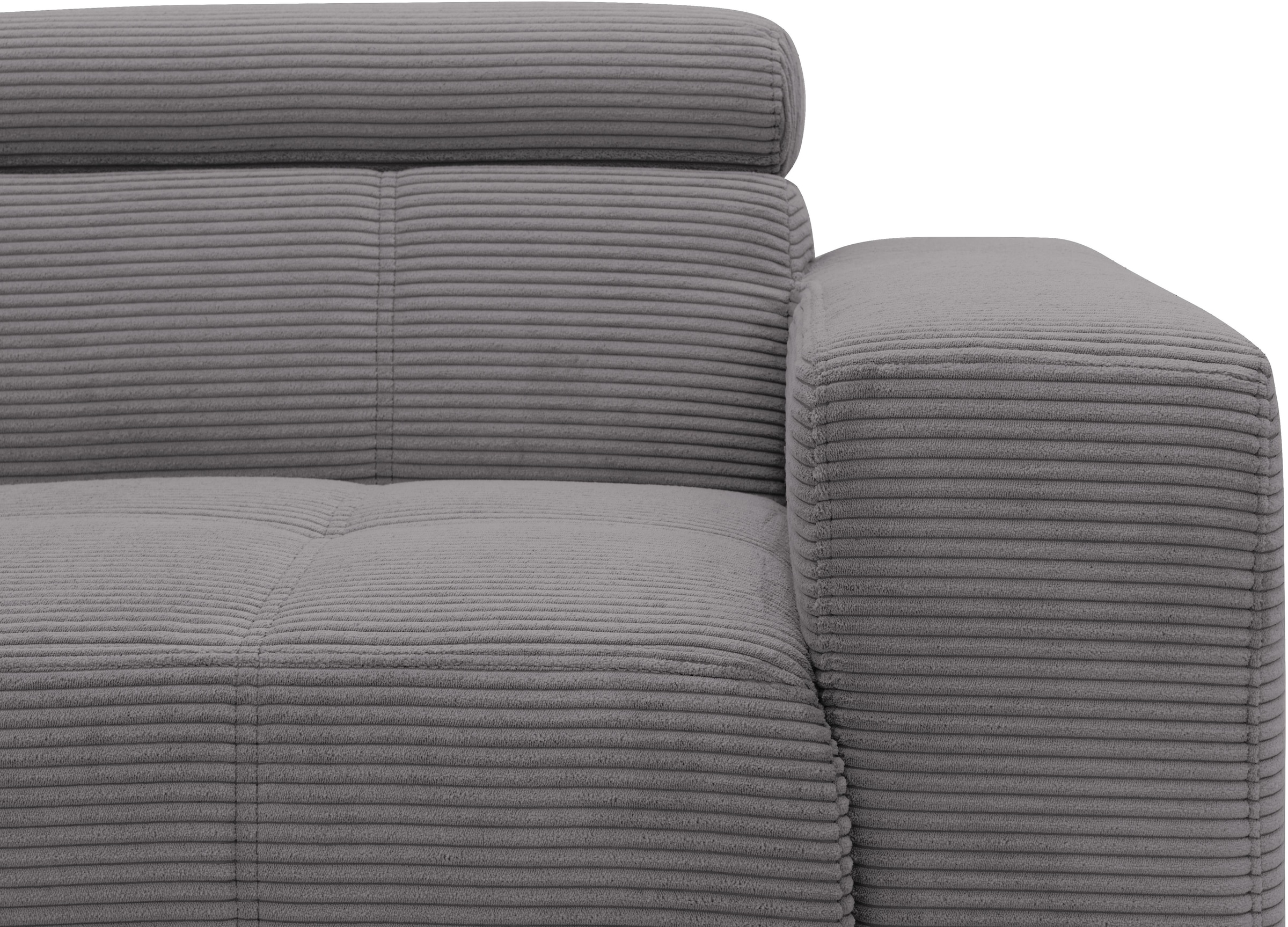 DOMO collection 2-Sitzer »Trento, mit Kufenfuss oder Einzelfuss«, wahlweise mit Kopfteilverstellung und in zwei Grössen erhältlich