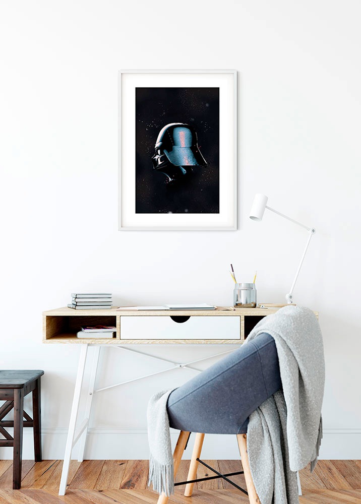 Komar Bild »Star Wars Classic Helmets Vader«, Star Wars, (1 St.), Wandbild zur Dekoration im Kinderzimmer - ohne Rahmen