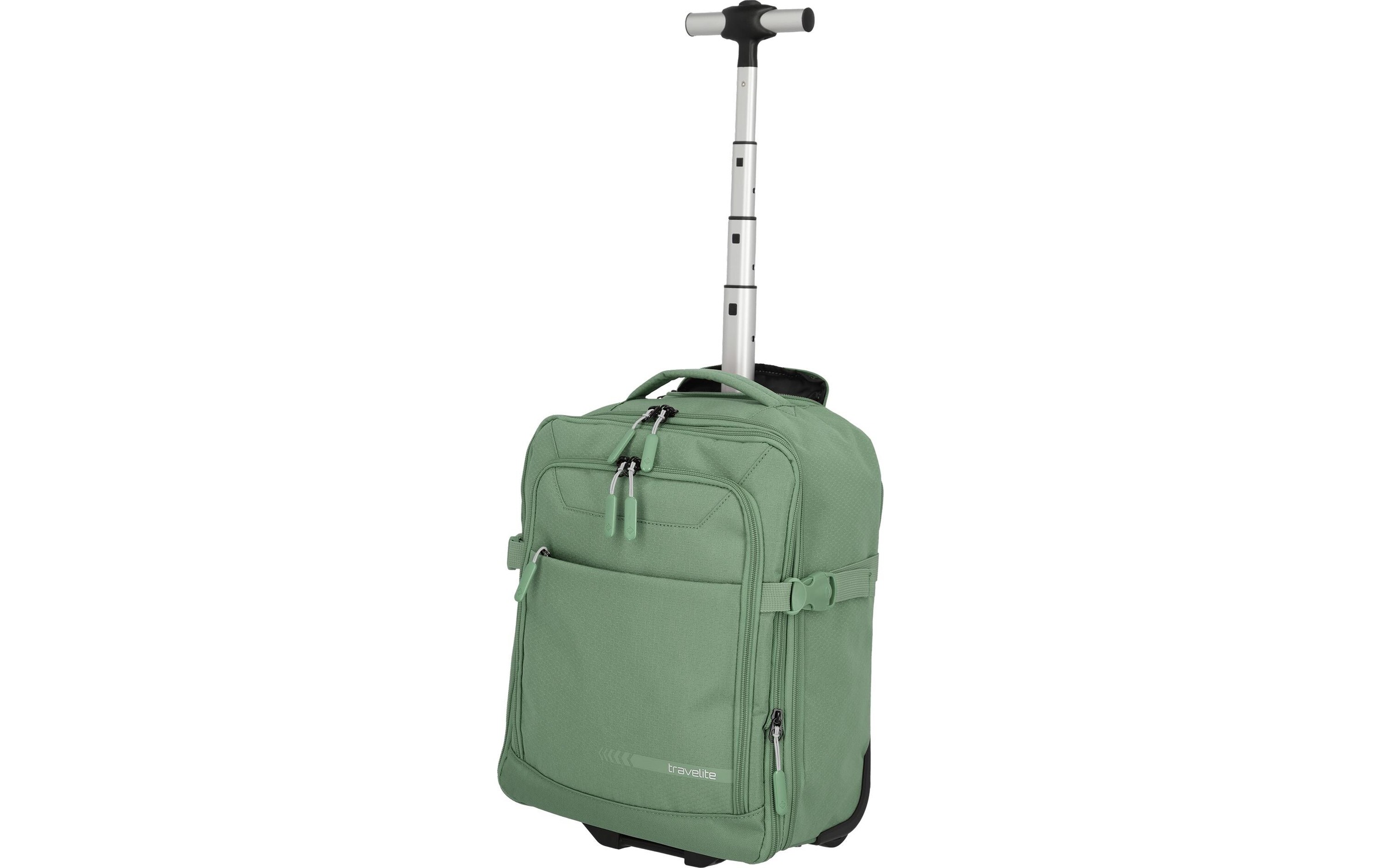 travelite Trolley »Kick Off Backpack 28 l« 28 l 2 Rollen Widerstandsfähige Materialien
