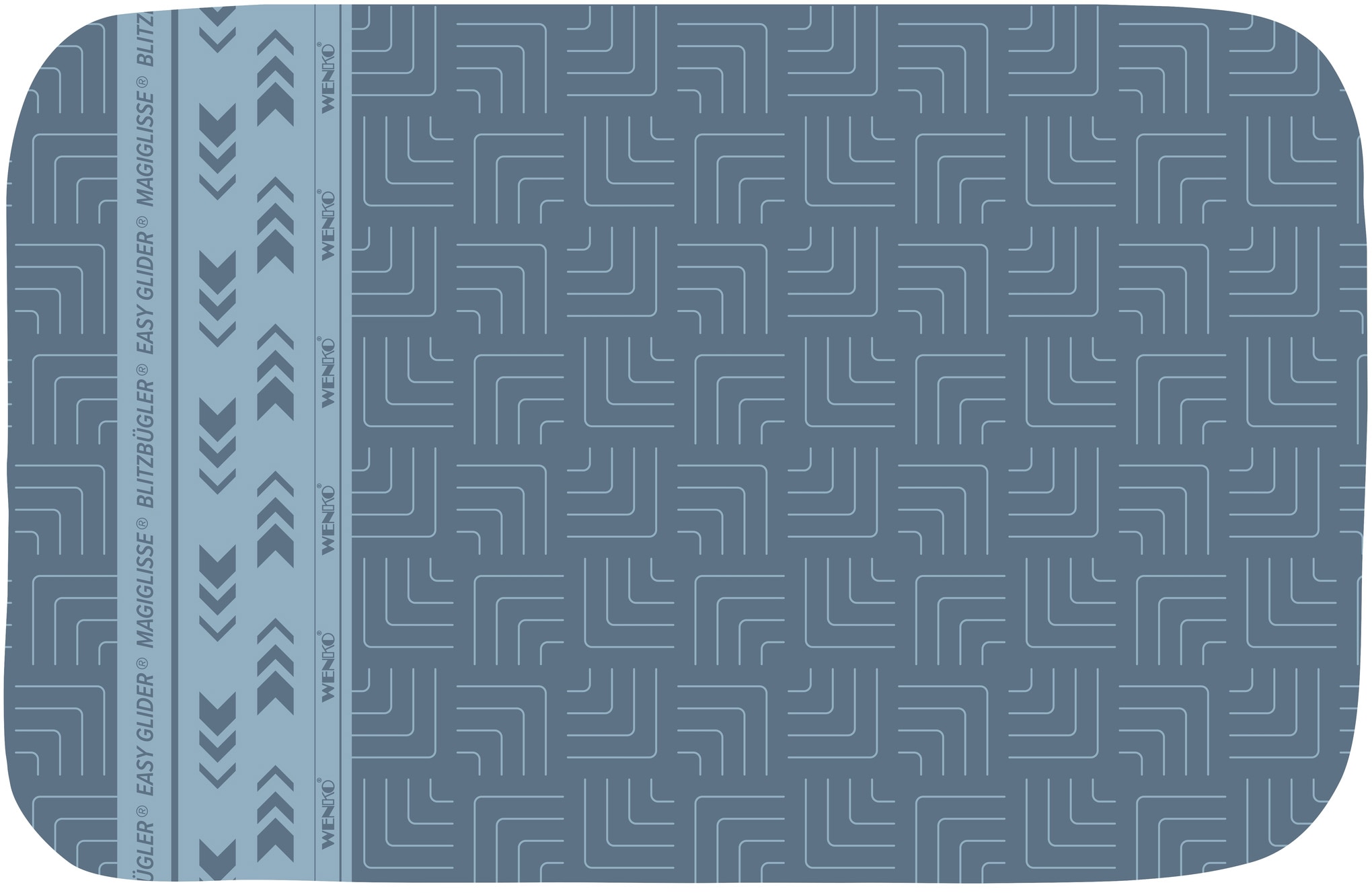 Image of WENKO Bügeltuch »Air Comfort«, Masse: 130 x 65 cm, Bezug: 100 % Baumwolle, Molton: 100 % Polyester, Polsterung, mit Blitzbügelzone für schnelles Bügeln bei Ackermann Versand Schweiz